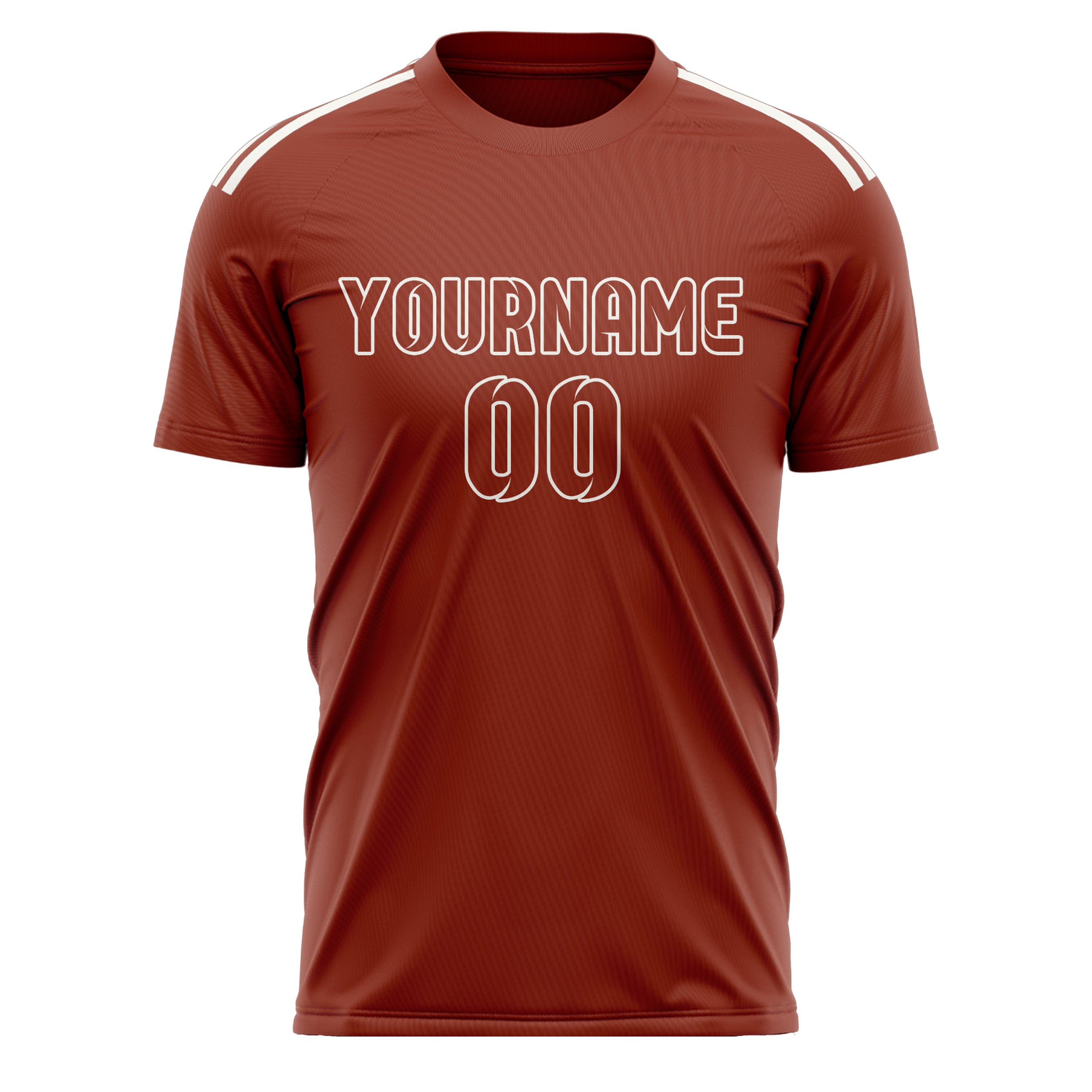 Custom Coral Red Coral Red Soccer Jersey