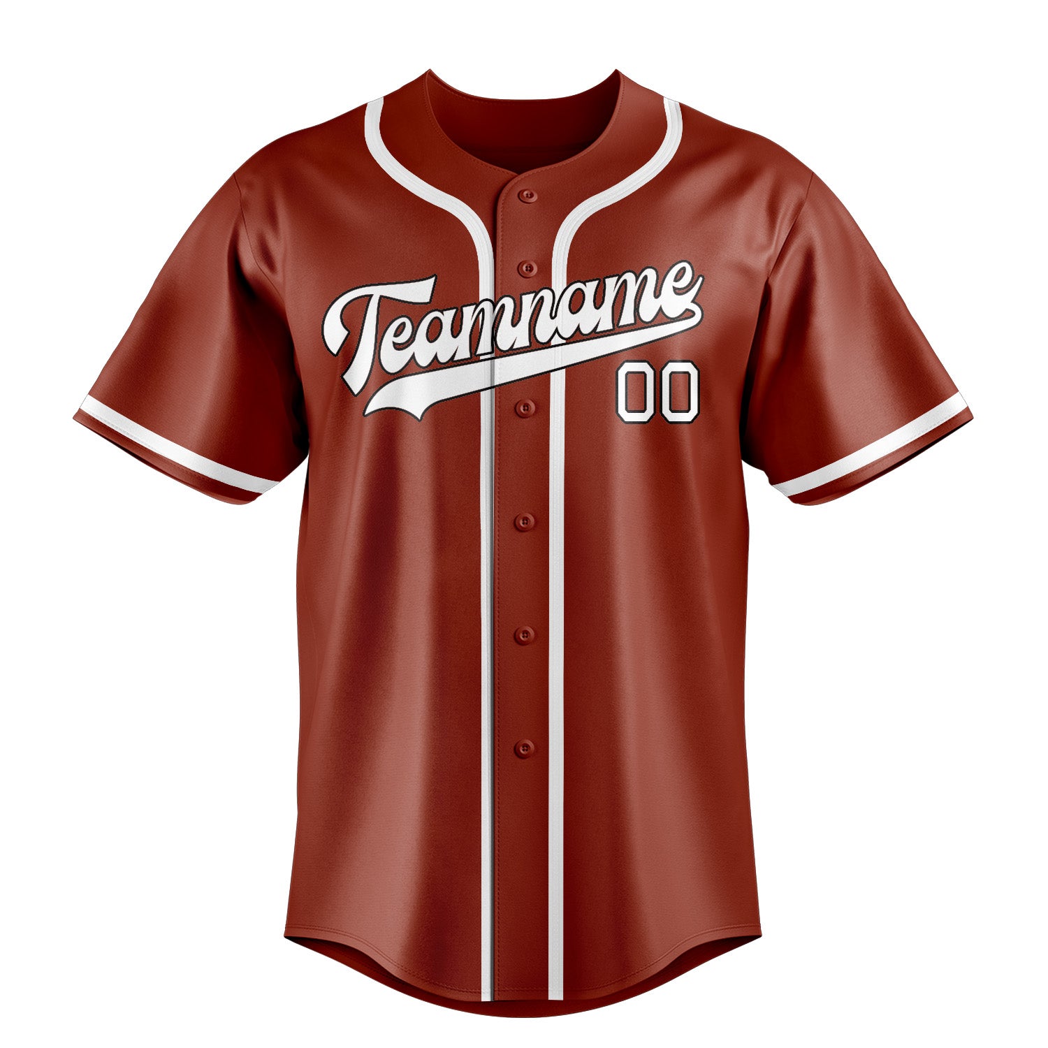 Custom Coral Red White Baseball Jersey
