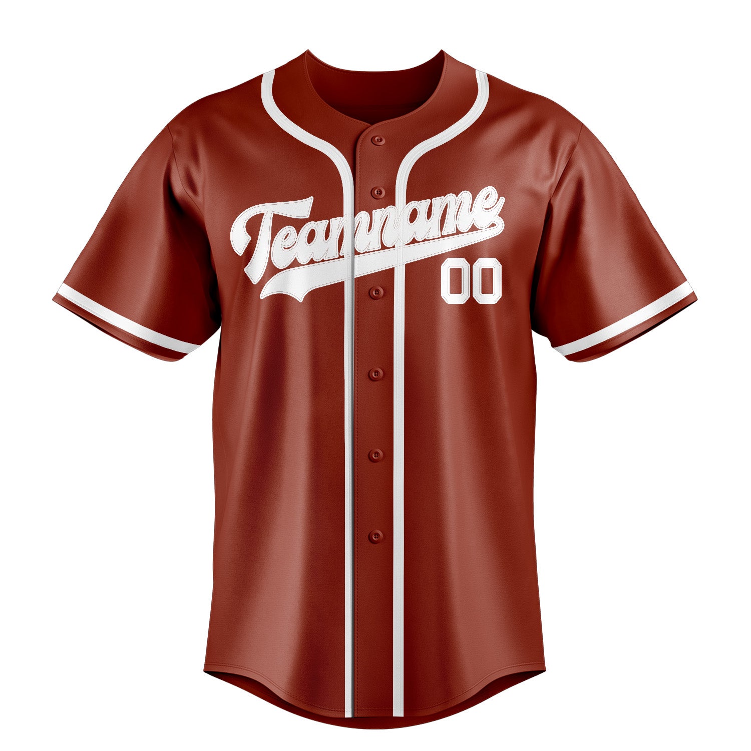Custom Coral Red White Baseball Jersey