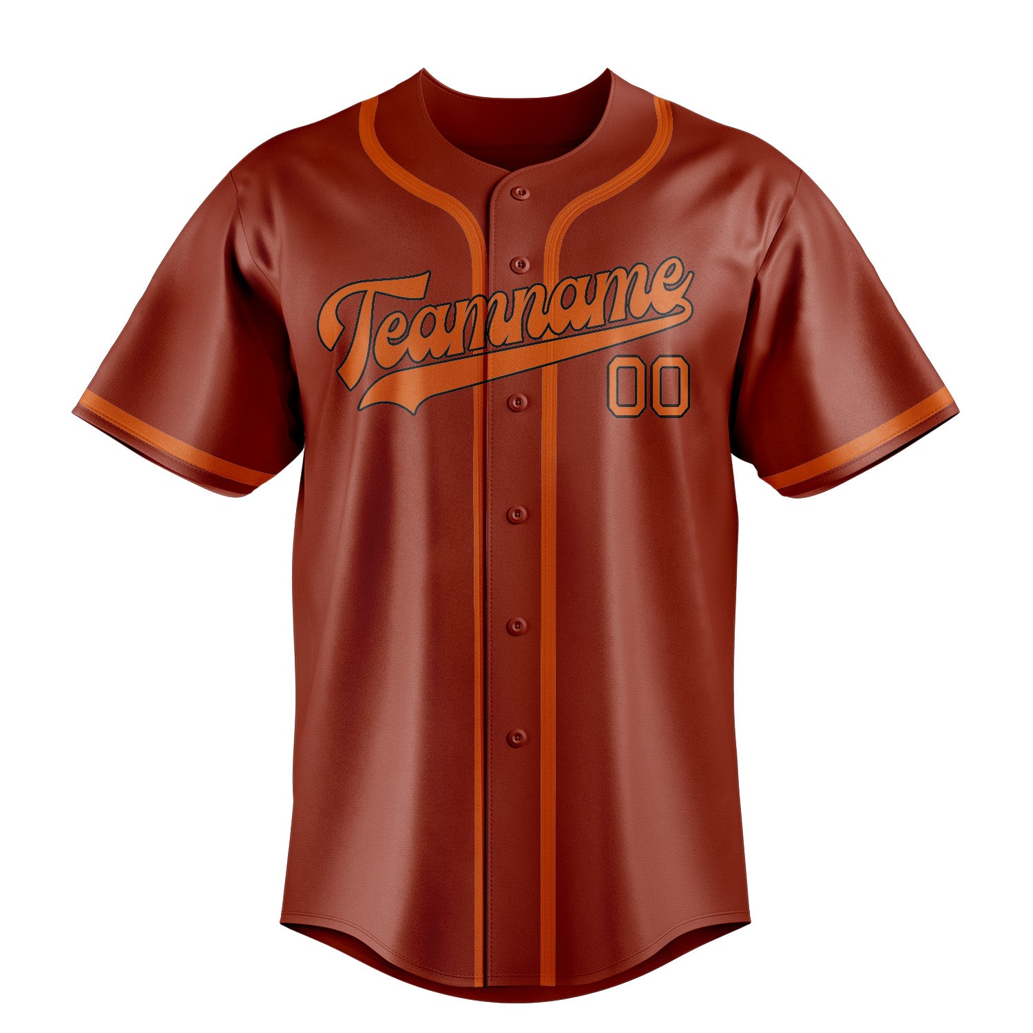 Custom Coral Red Orange Baseball Jersey