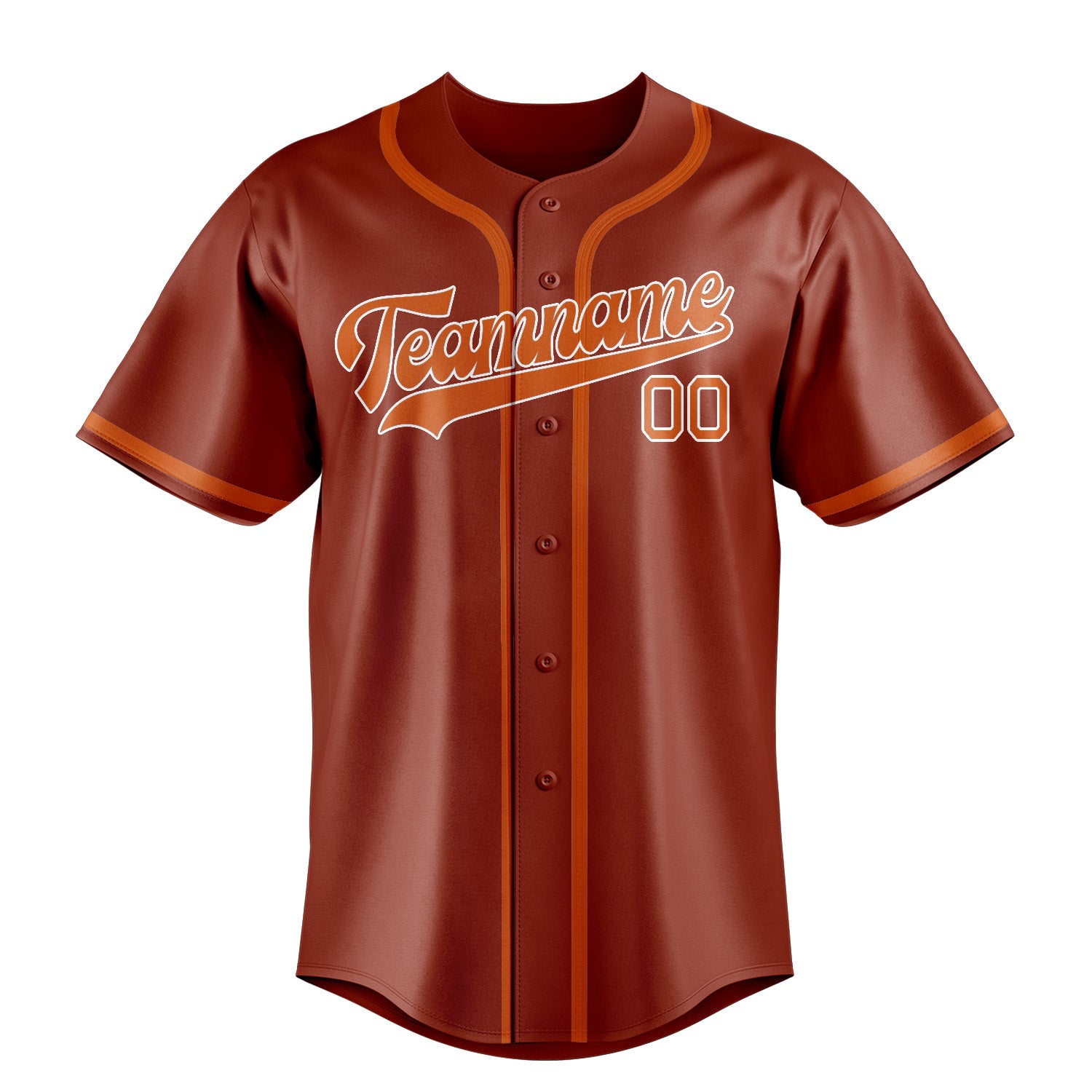 Custom Coral Red Orange Baseball Jersey