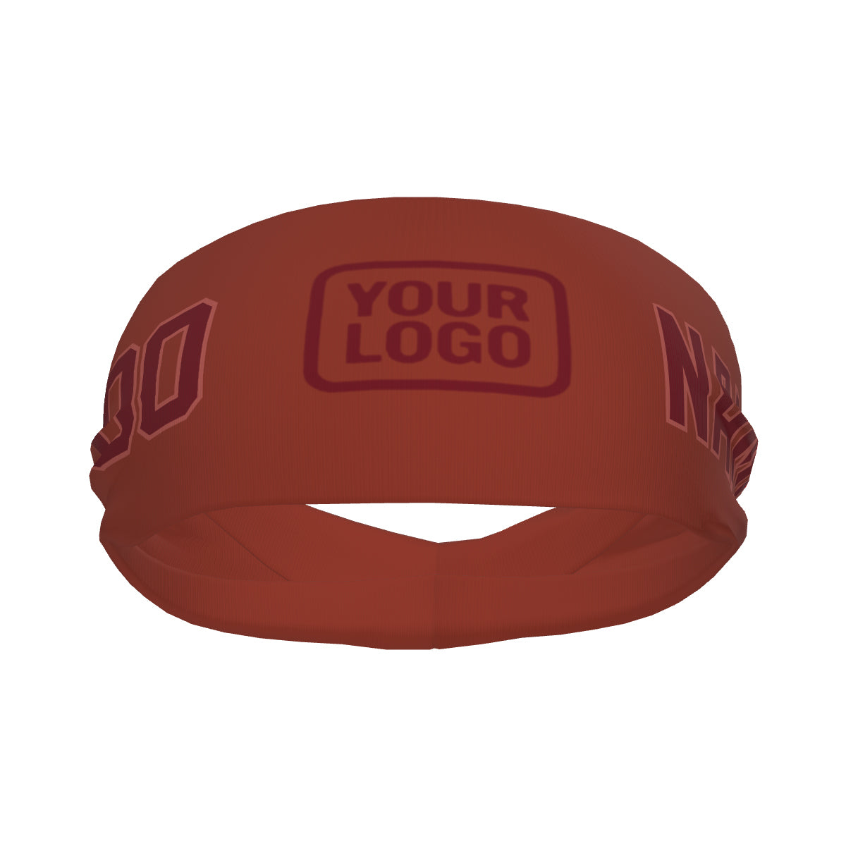 Custom Coral Red Crimson Red Sports headband