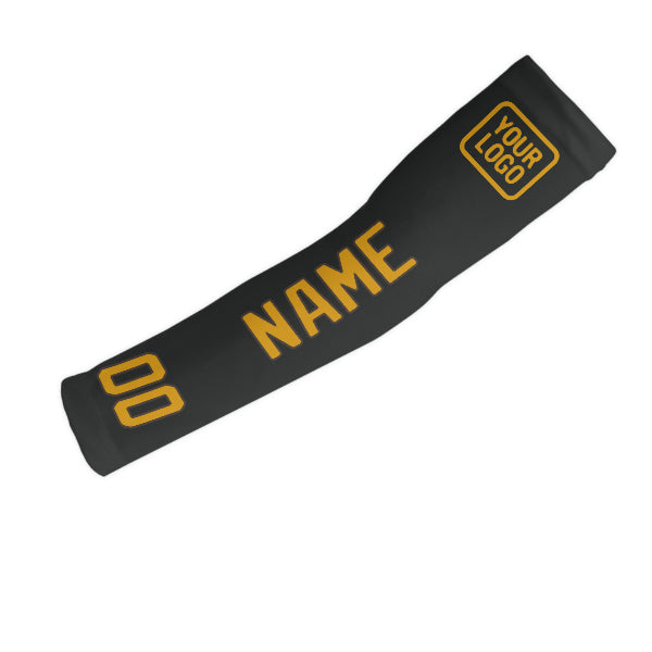 Custom Black Yellow Arm Sleeve