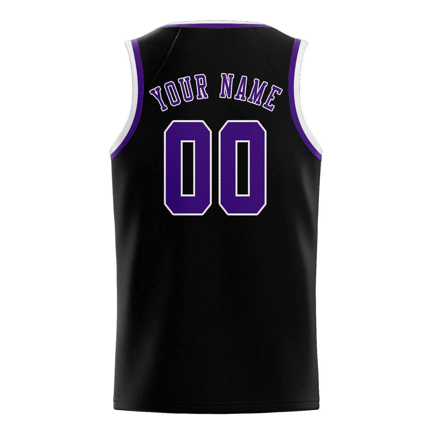 Custom Black Purple Basketball Jersey