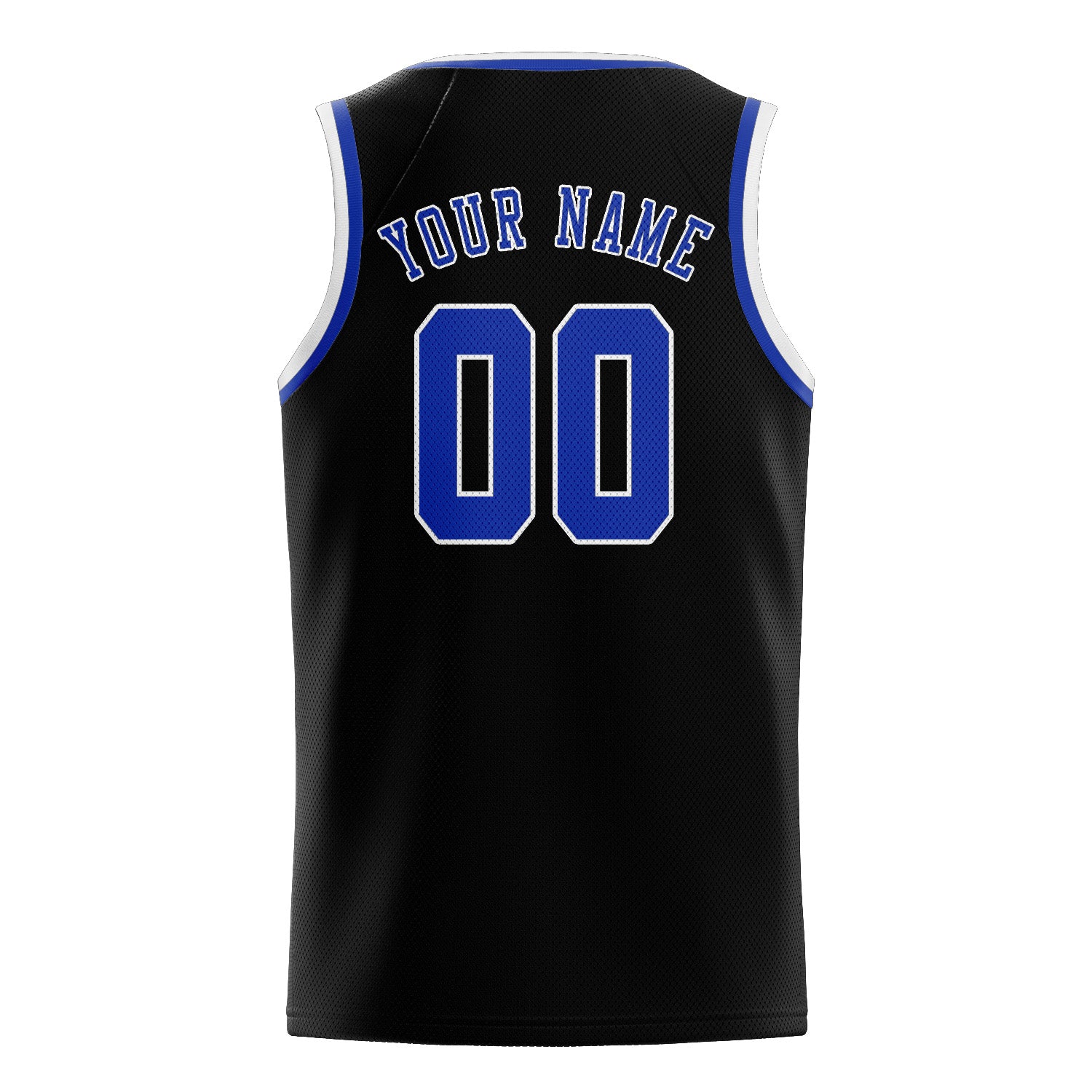 Custom Black Sky Blue Basketball Jersey