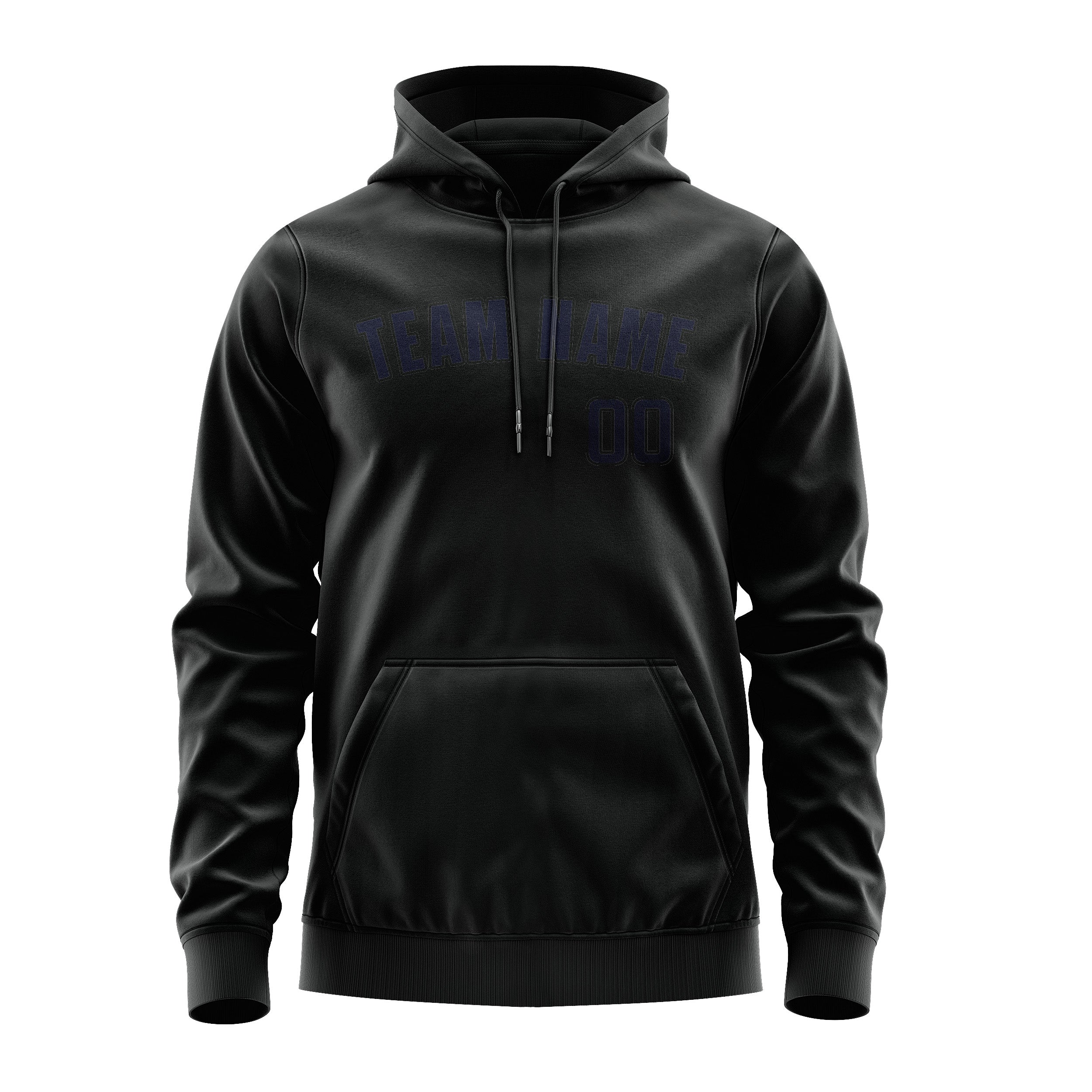 Custom Black Navy Hoodie