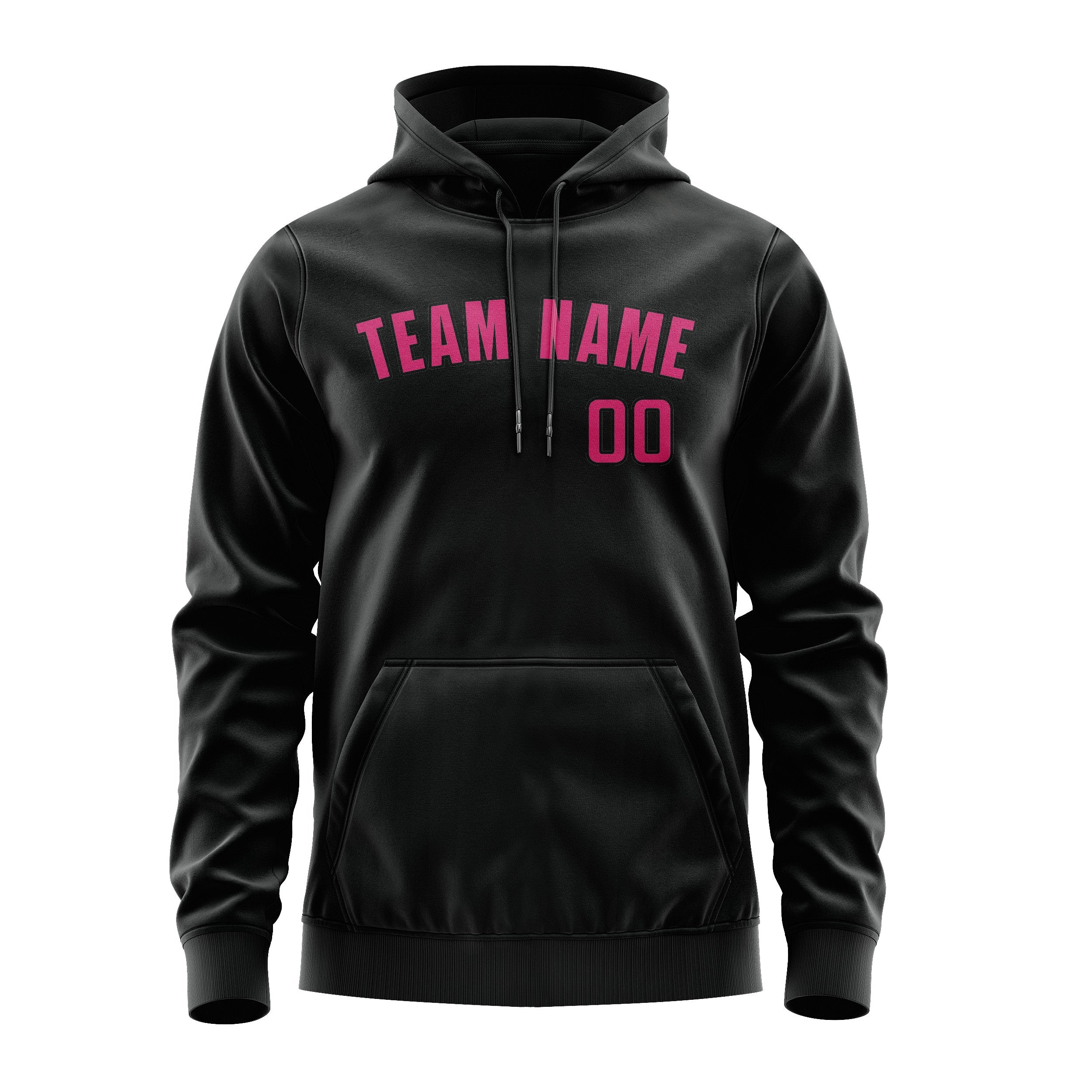 Custom Black Pink Hoodie