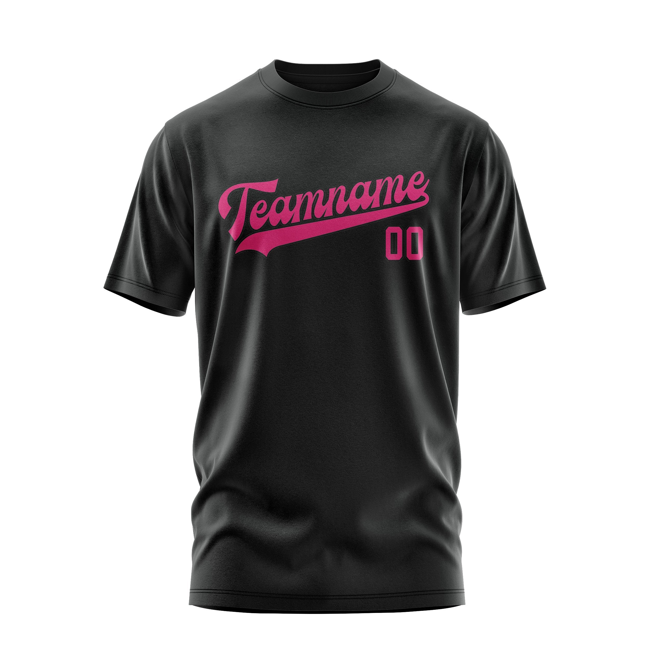 Custom Black Pink T-Shirt