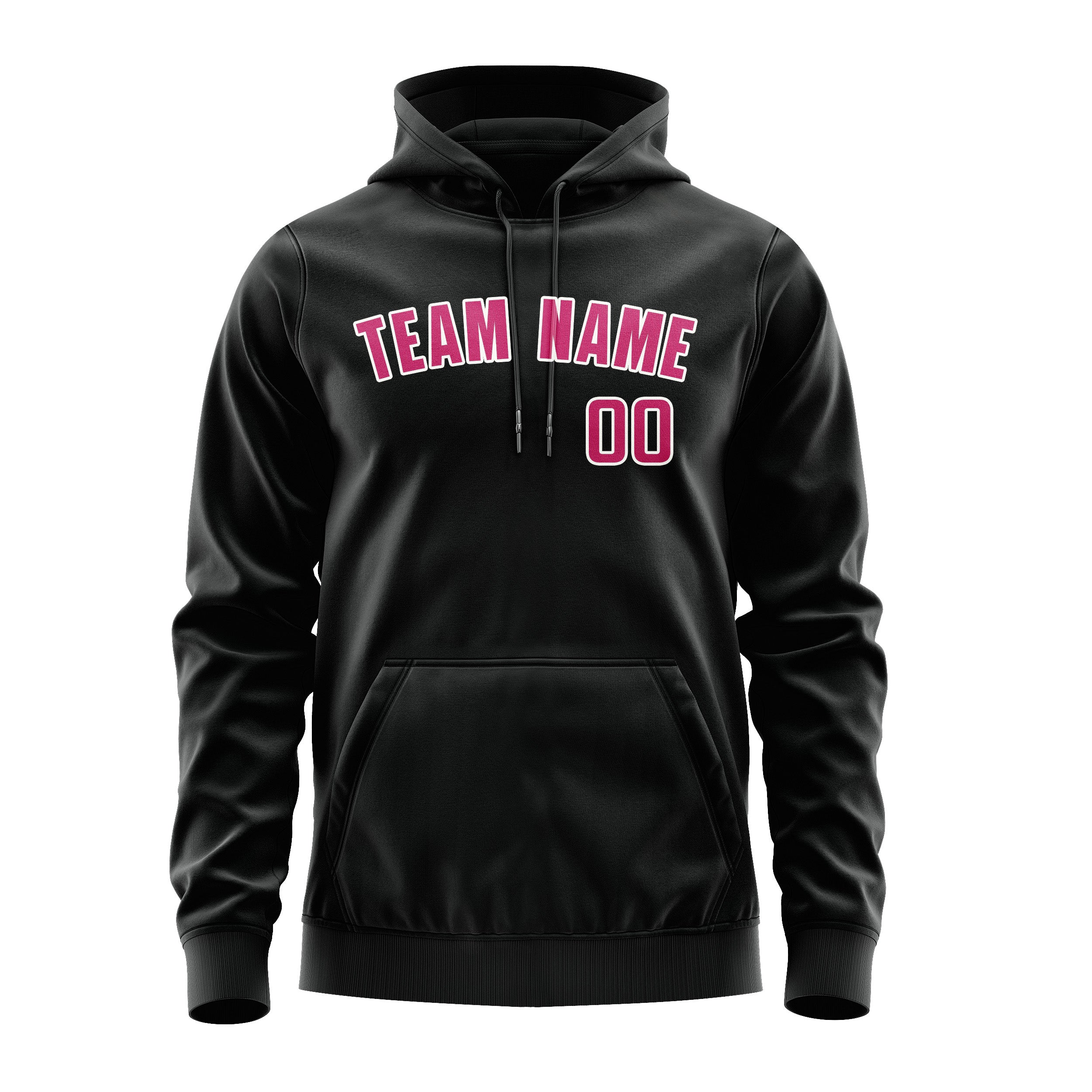 Custom Black Pink Hoodie