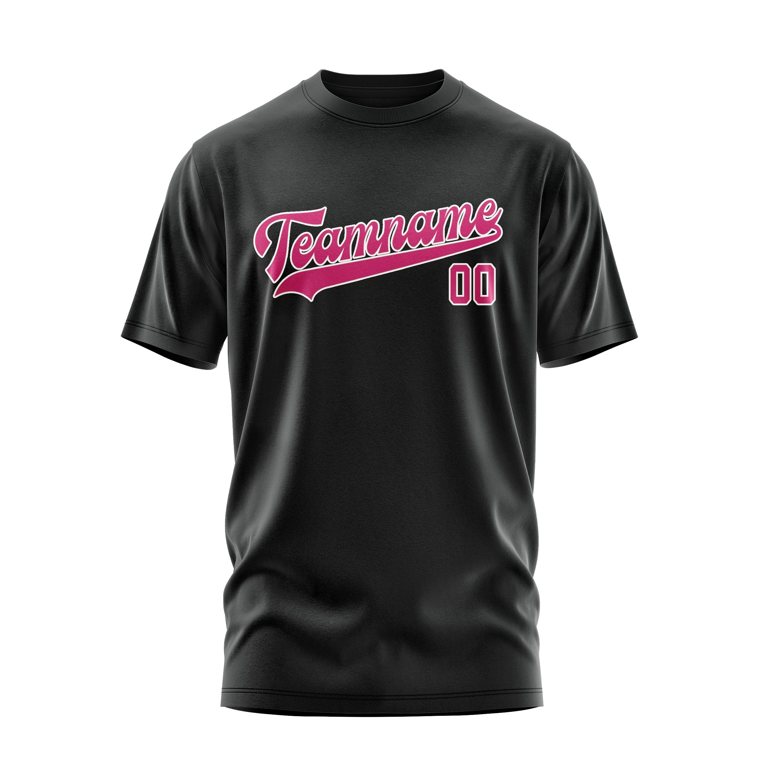 Custom Black Pink T-Shirt