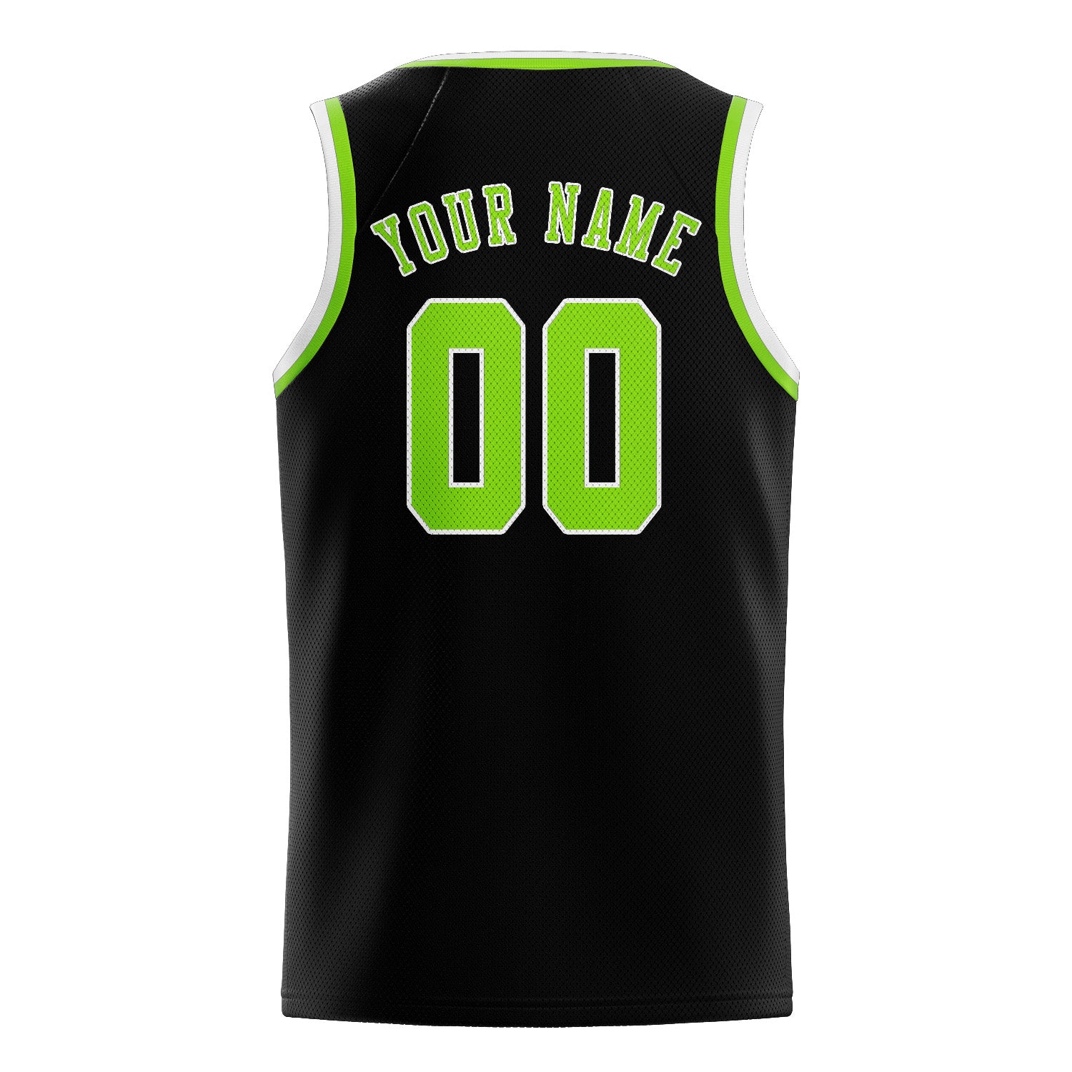 Custom Black Emerald Green Basketball Jersey