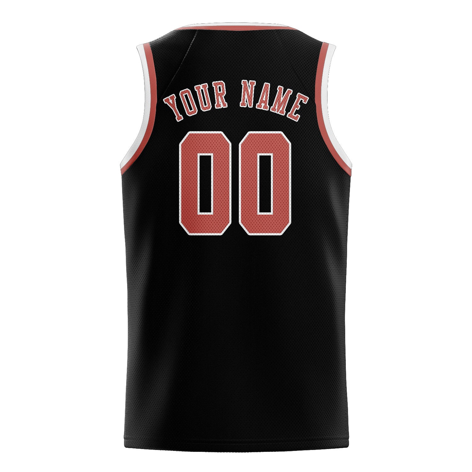 Custom Black Copper Rose Basketball Jersey