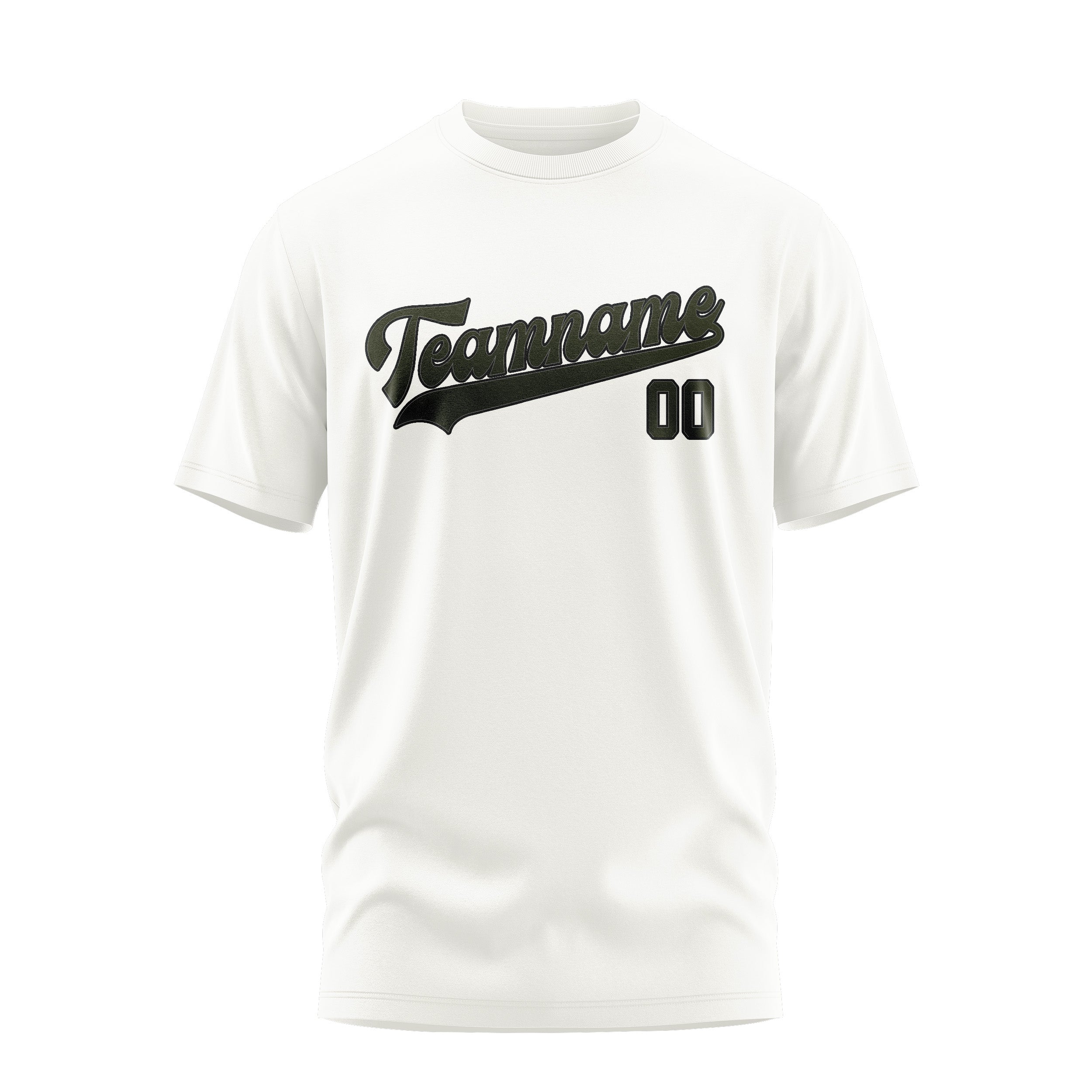 Custom White Olive T-Shirt