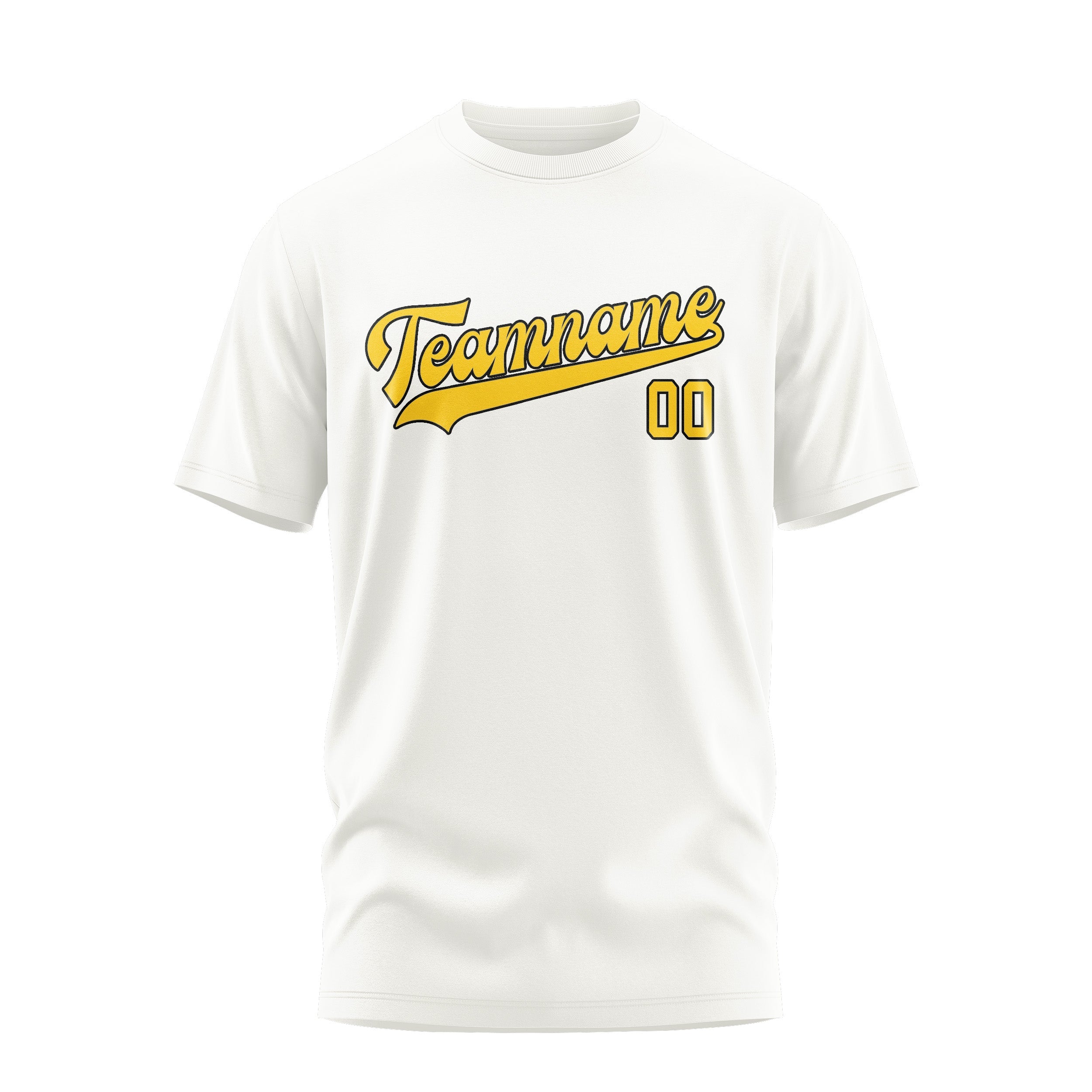 Custom White Gold T-Shirt