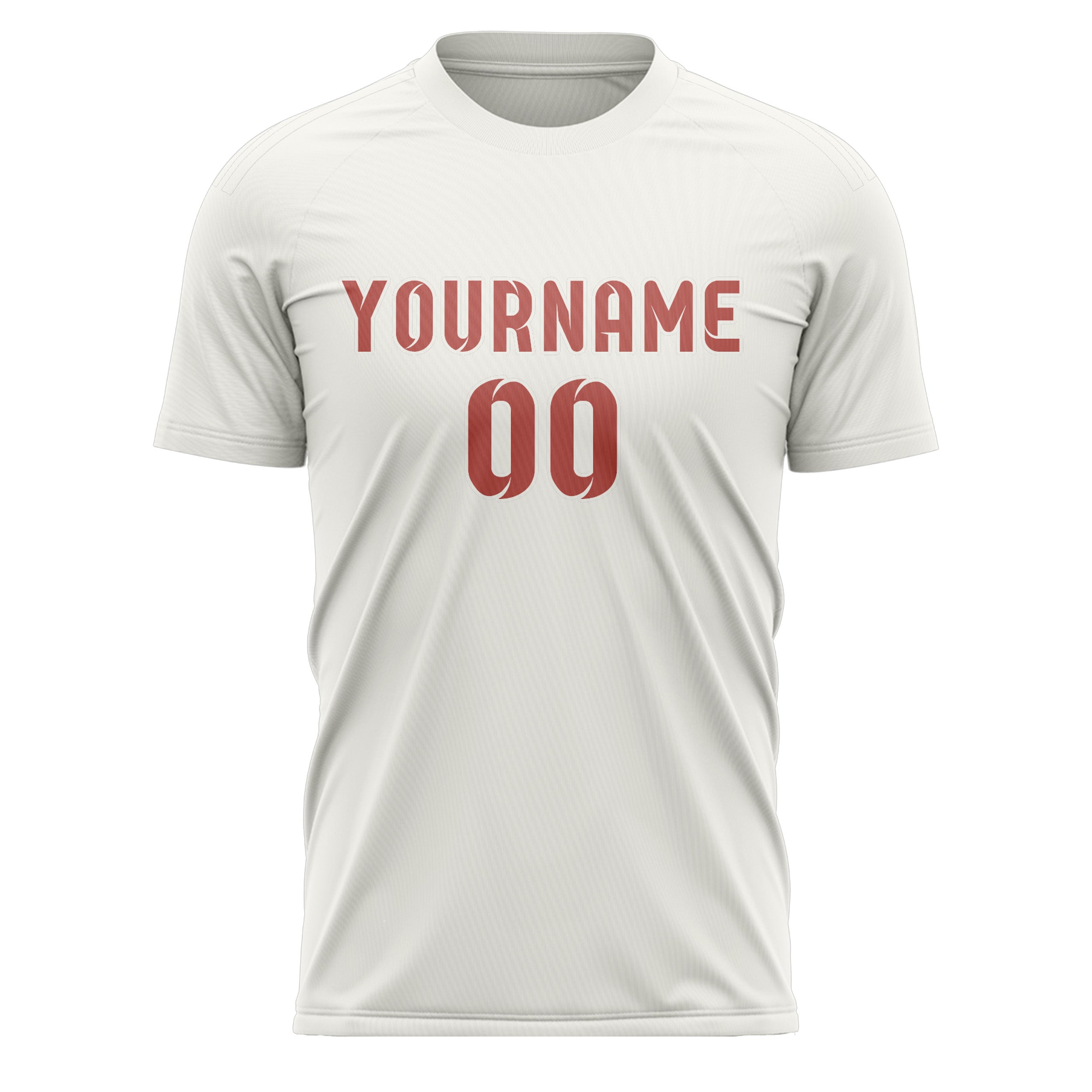 Custom White Copper Rose Soccer Jersey