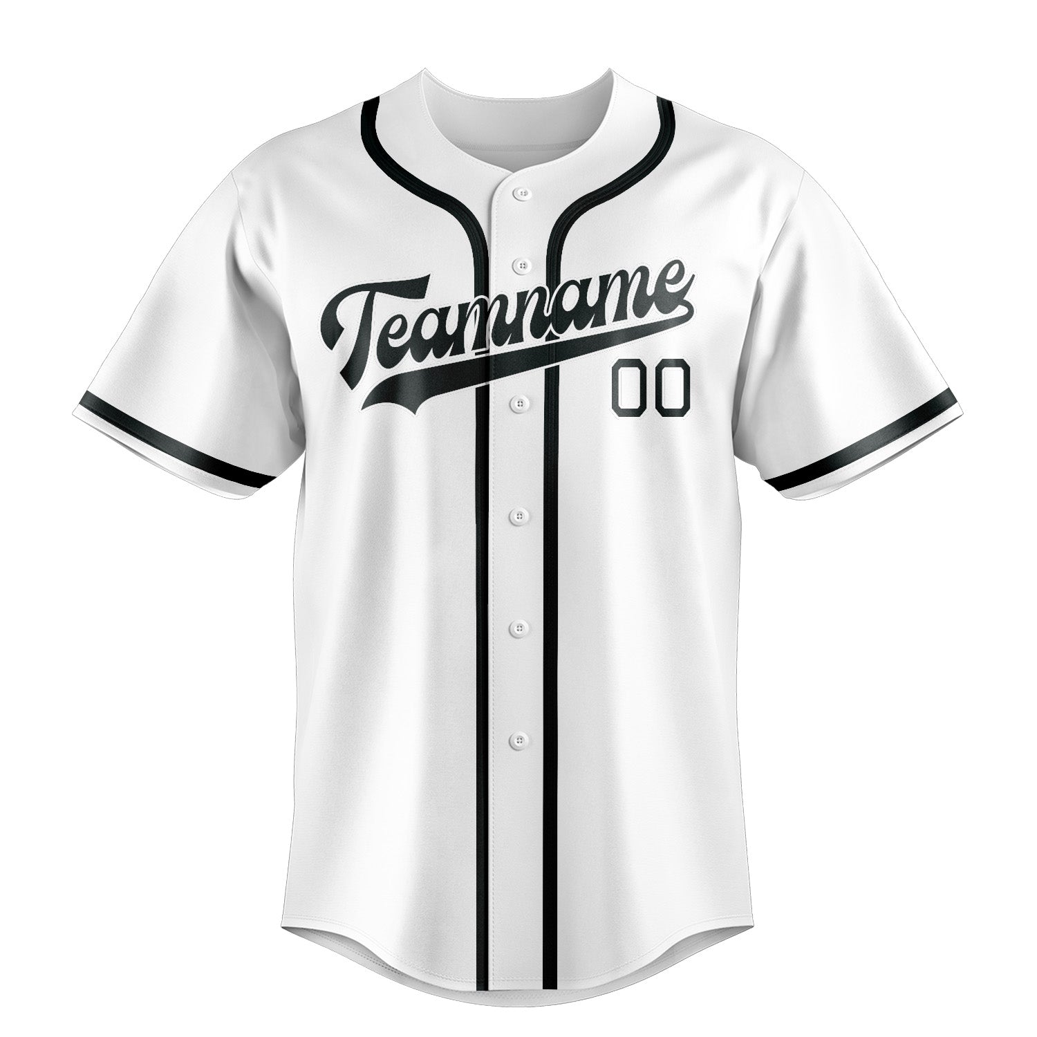Custom White Dark Grey Baseball Jersey