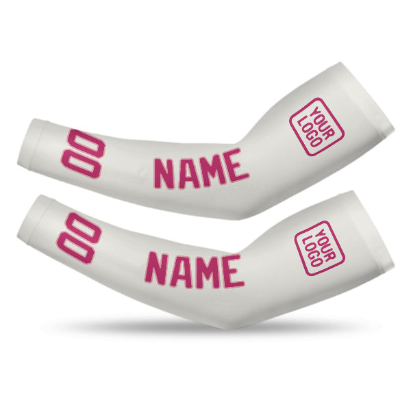 Custom White Pink Arm Sleeve
