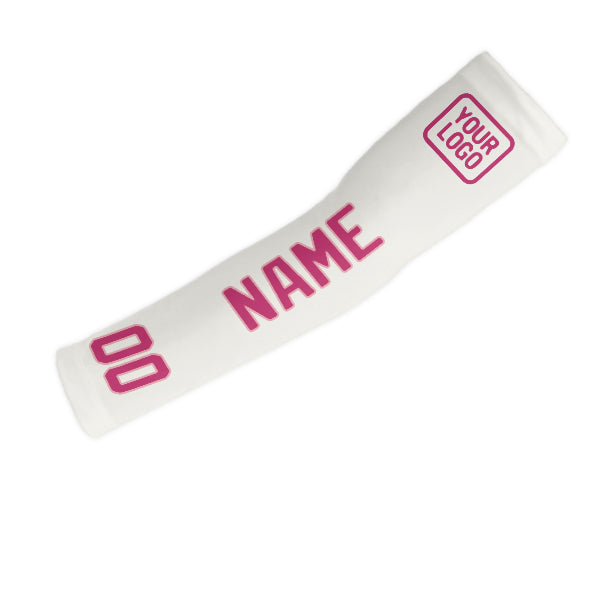 Custom White Pink Arm Sleeve