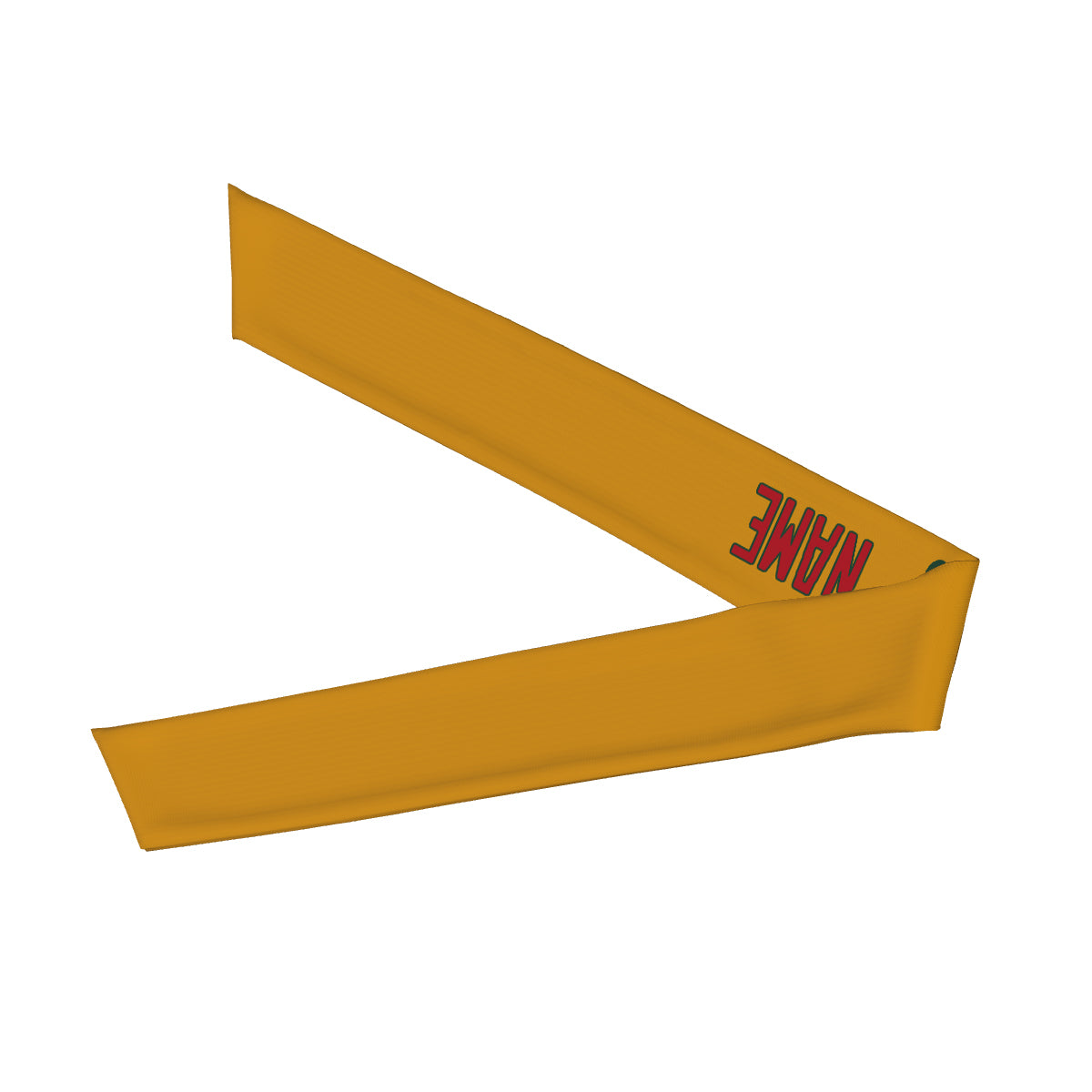 Custom Yellow Red Headband