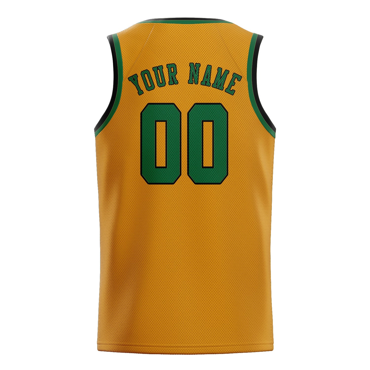 Custom Yellow Green Basketball Jersey