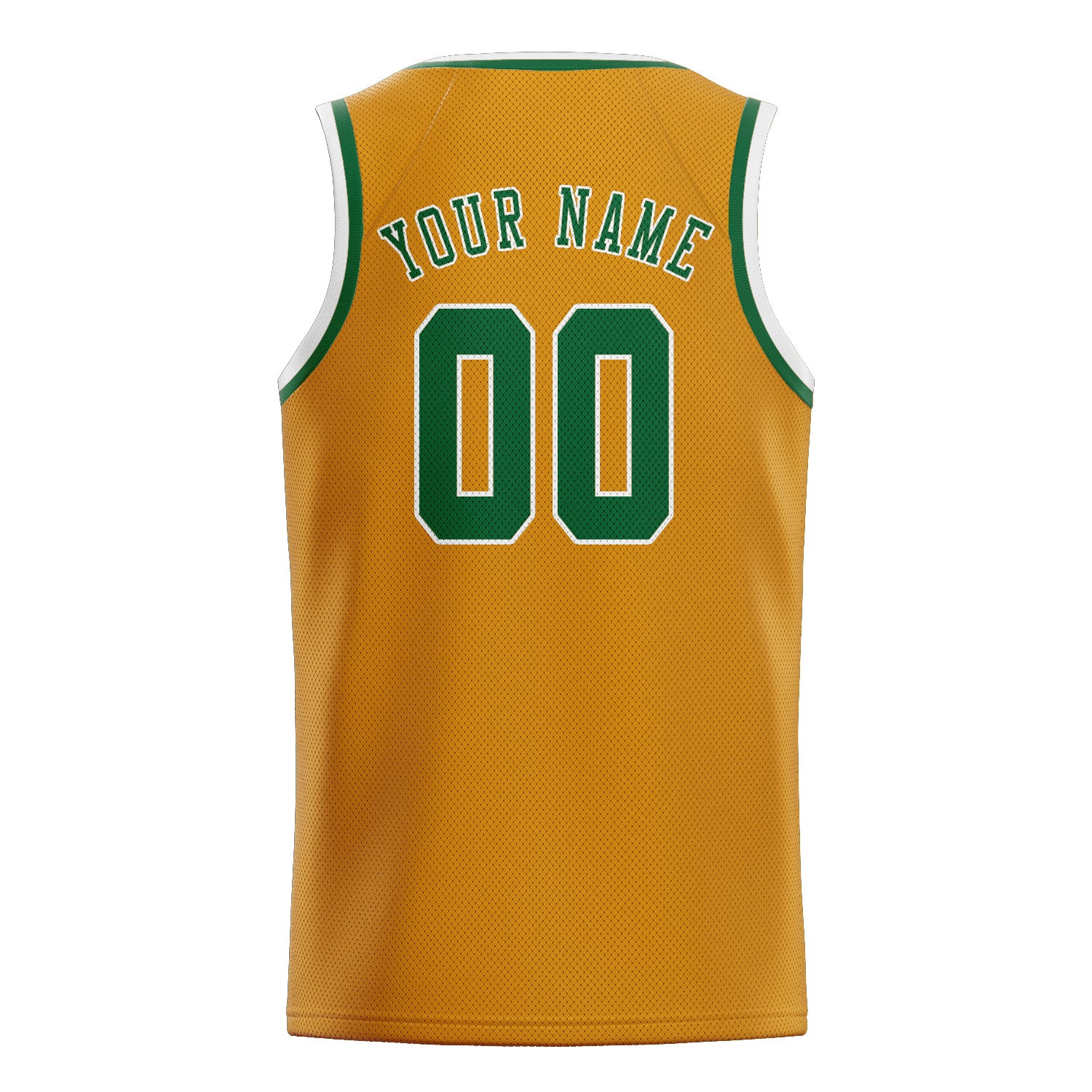 Custom Yellow Green Basketball Jersey