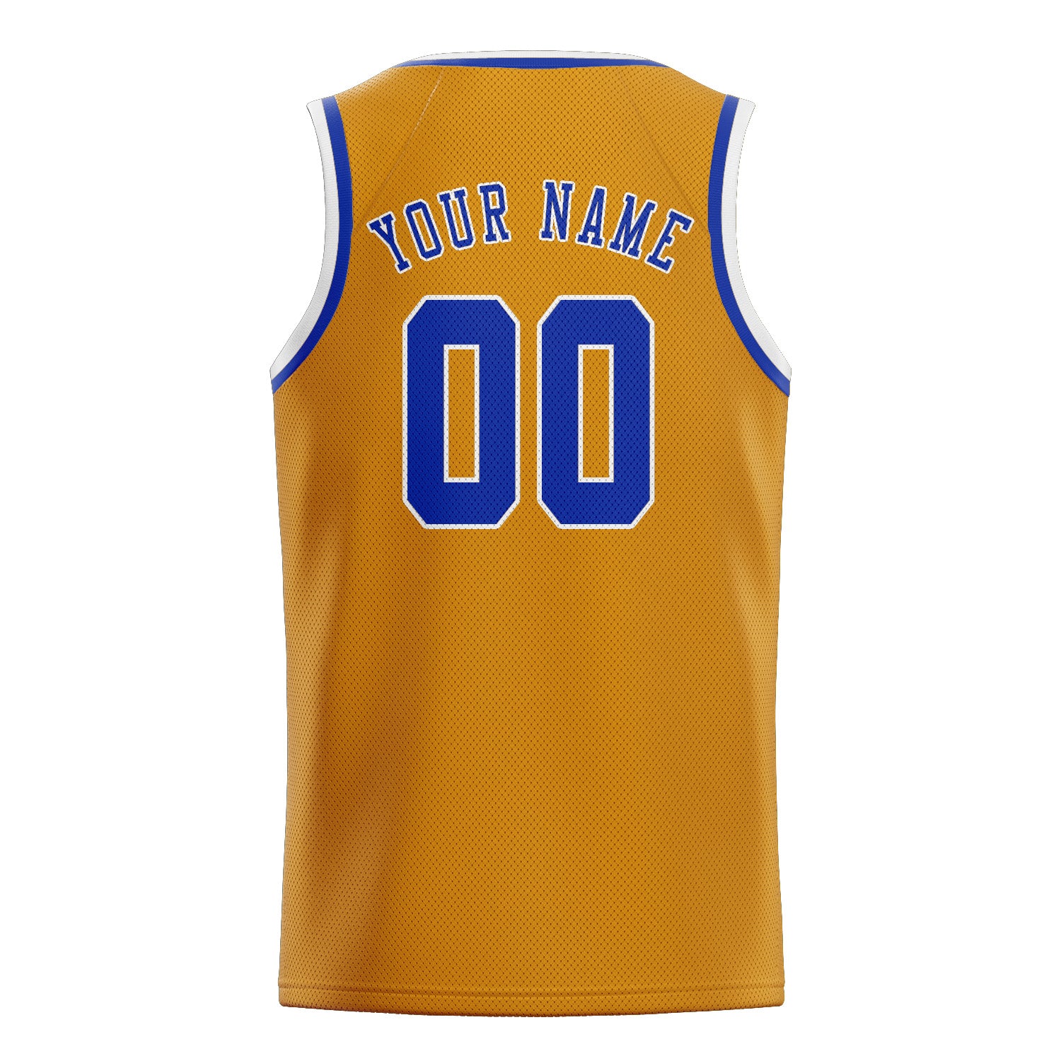 Custom Yellow Sky Blue Basketball Jersey