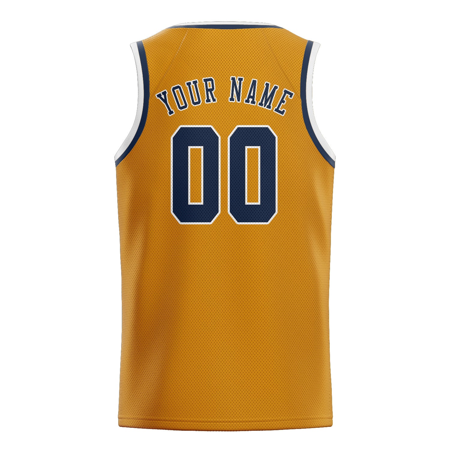 Custom Yellow Blue Basketball Jersey