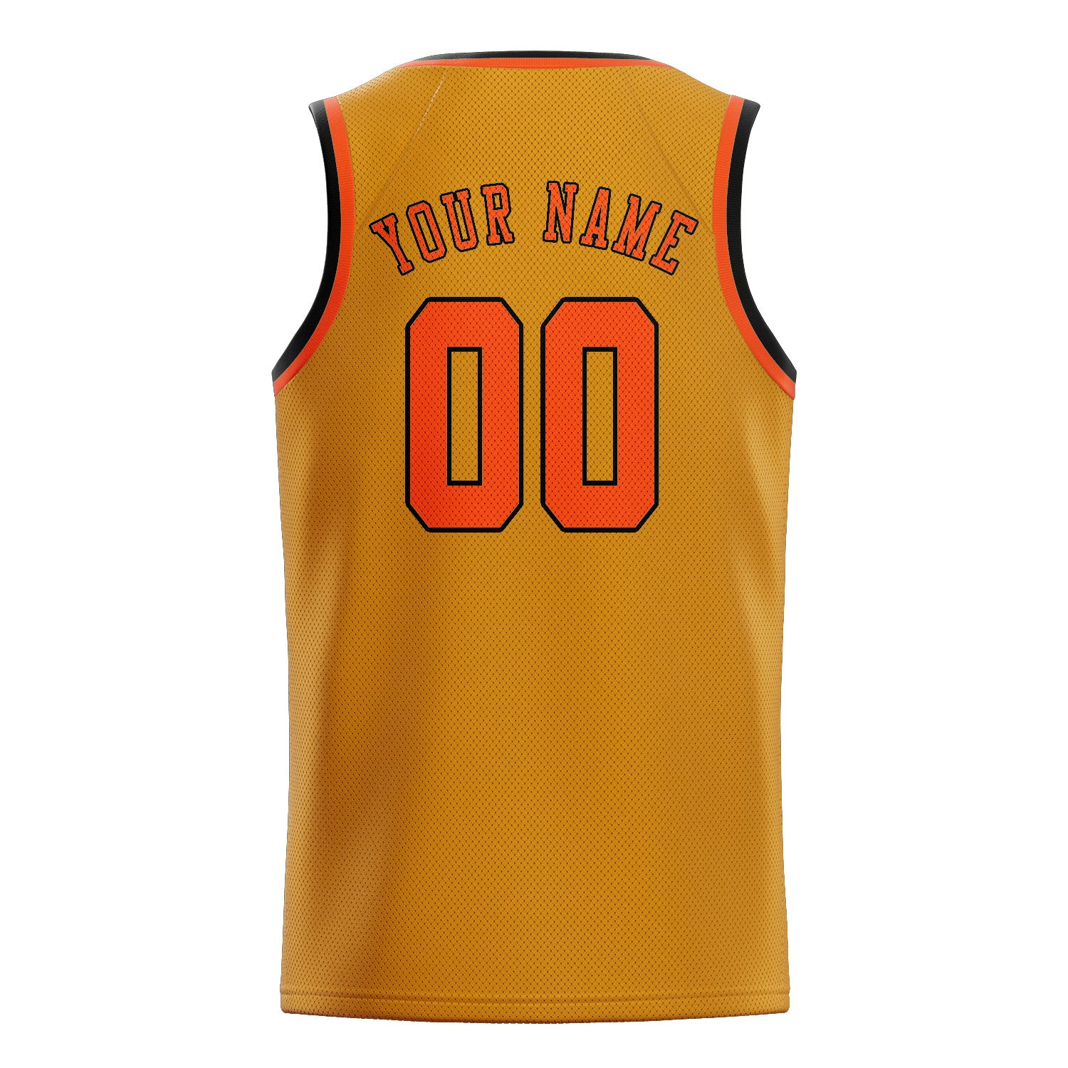 Custom Yellow Orange Red Basketball Jersey