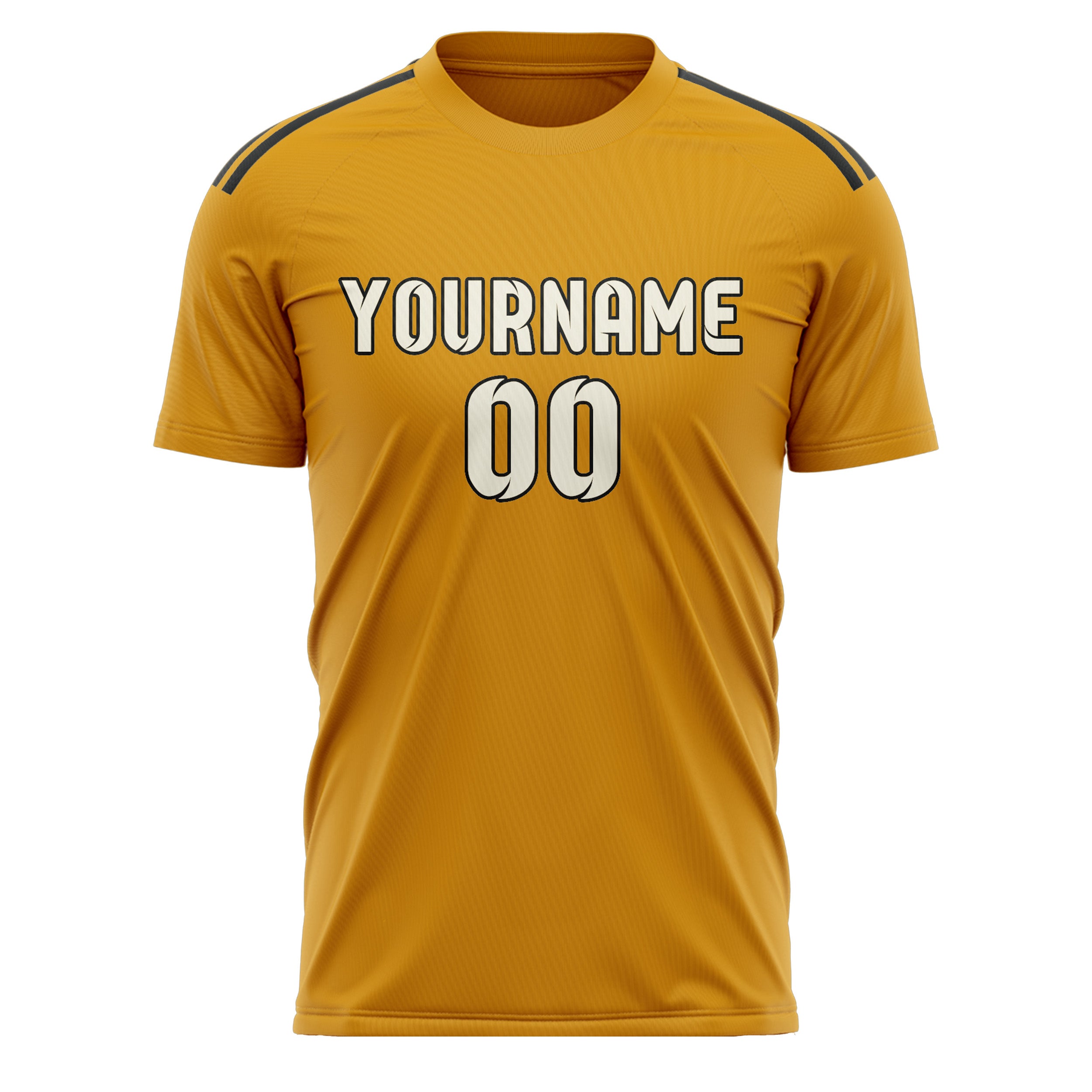 Custom Yellow Cream Soccer Jersey