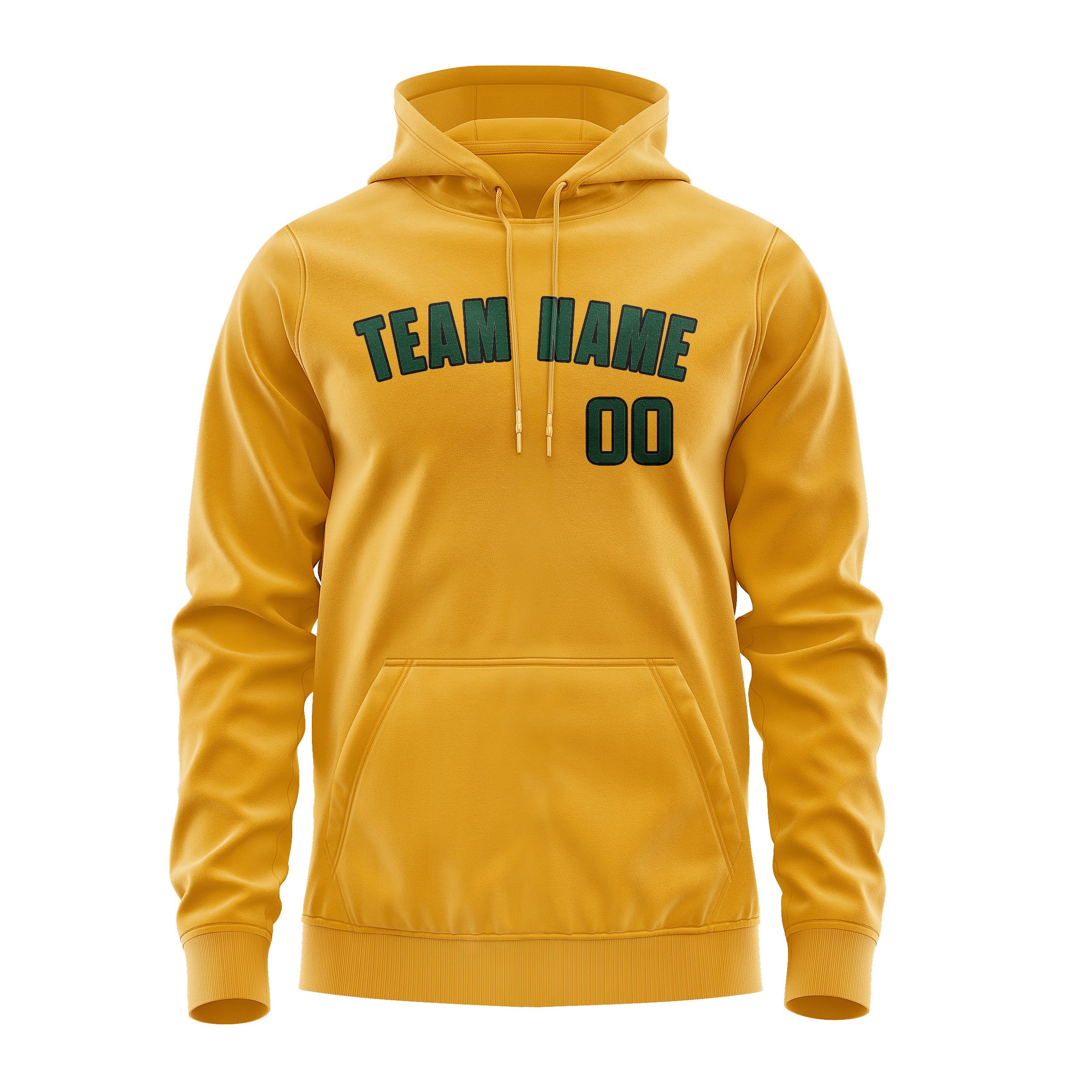 Custom Yellow Green Hoodie