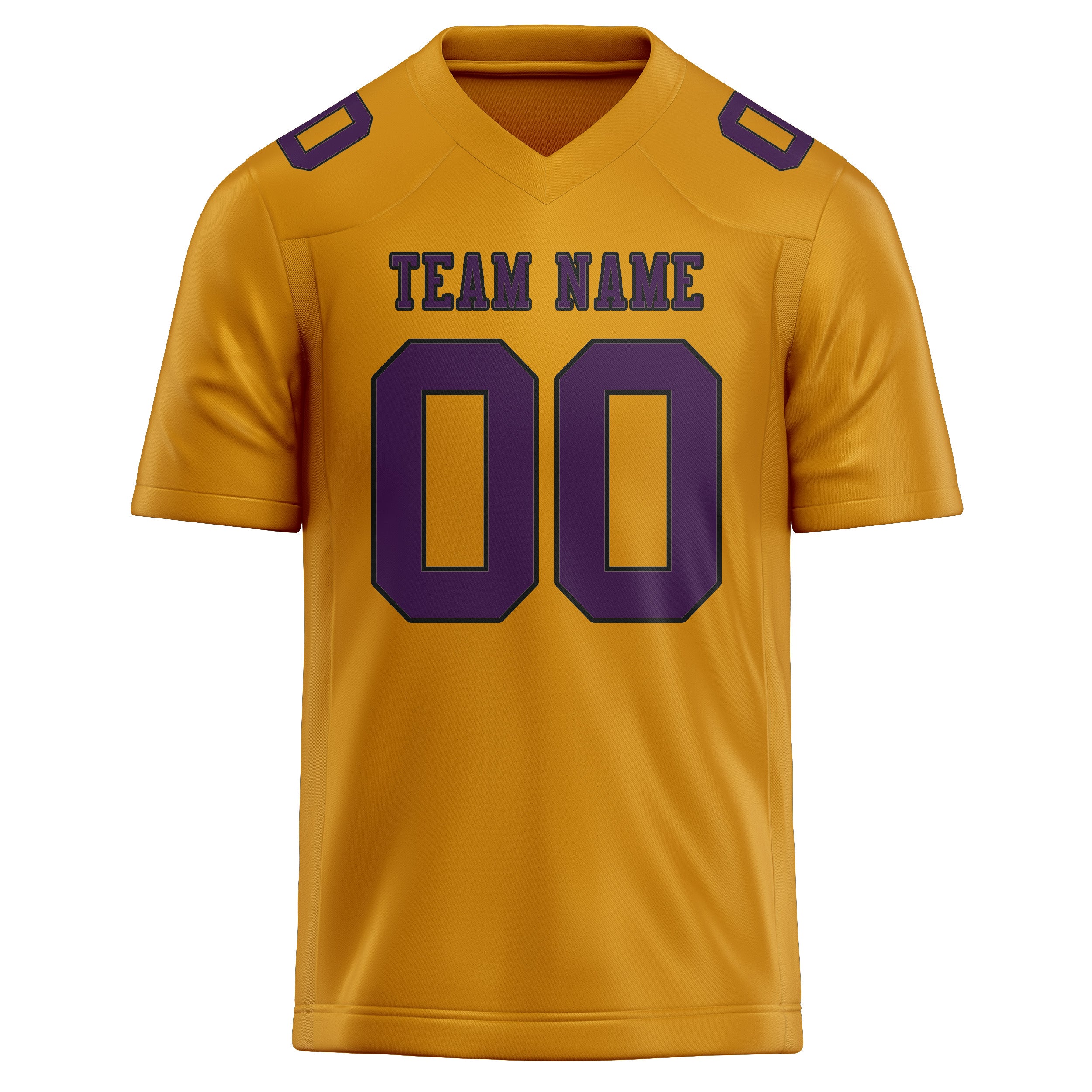 Custom Yellow Purple Football Jersey
