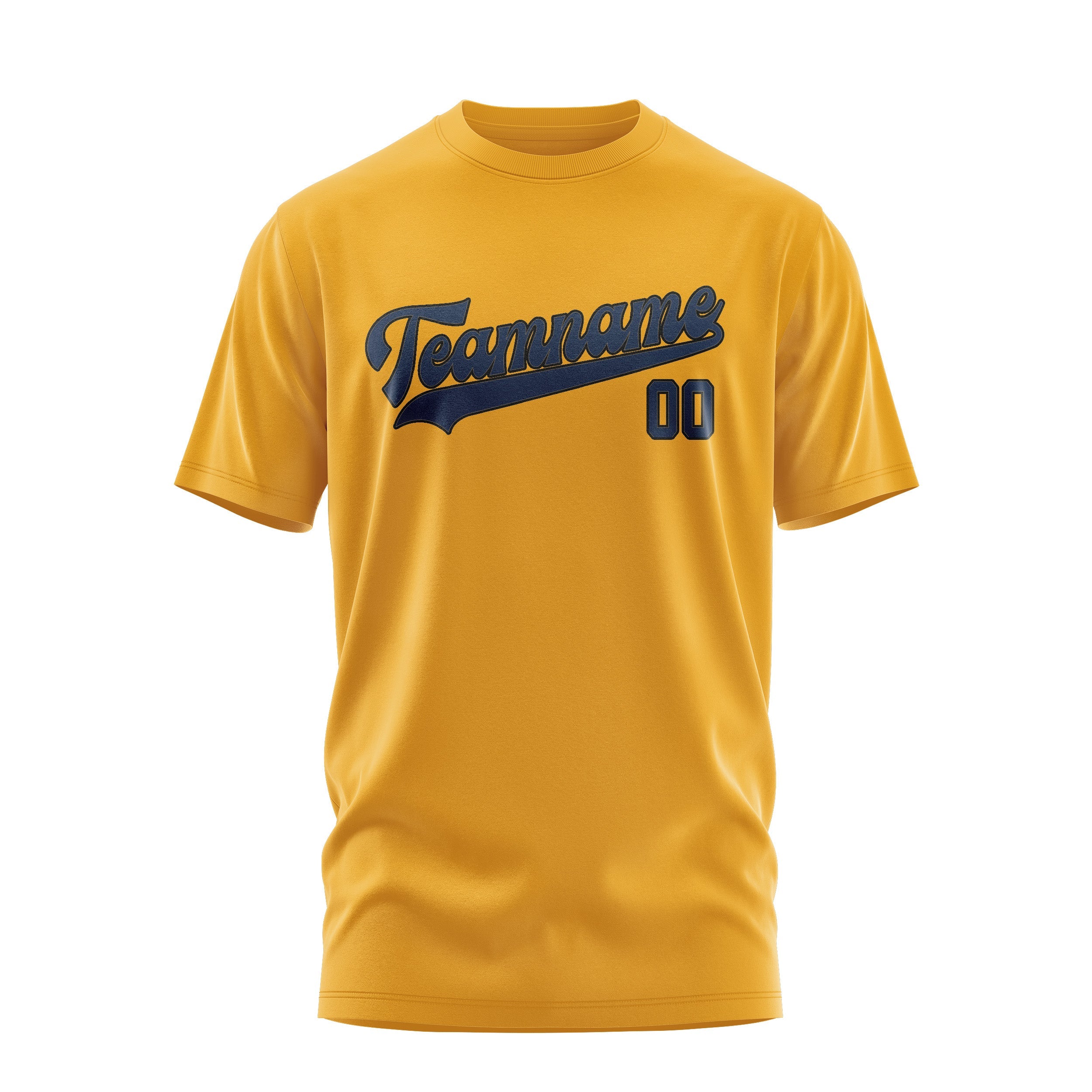 Custom Yellow Blue T-Shirt