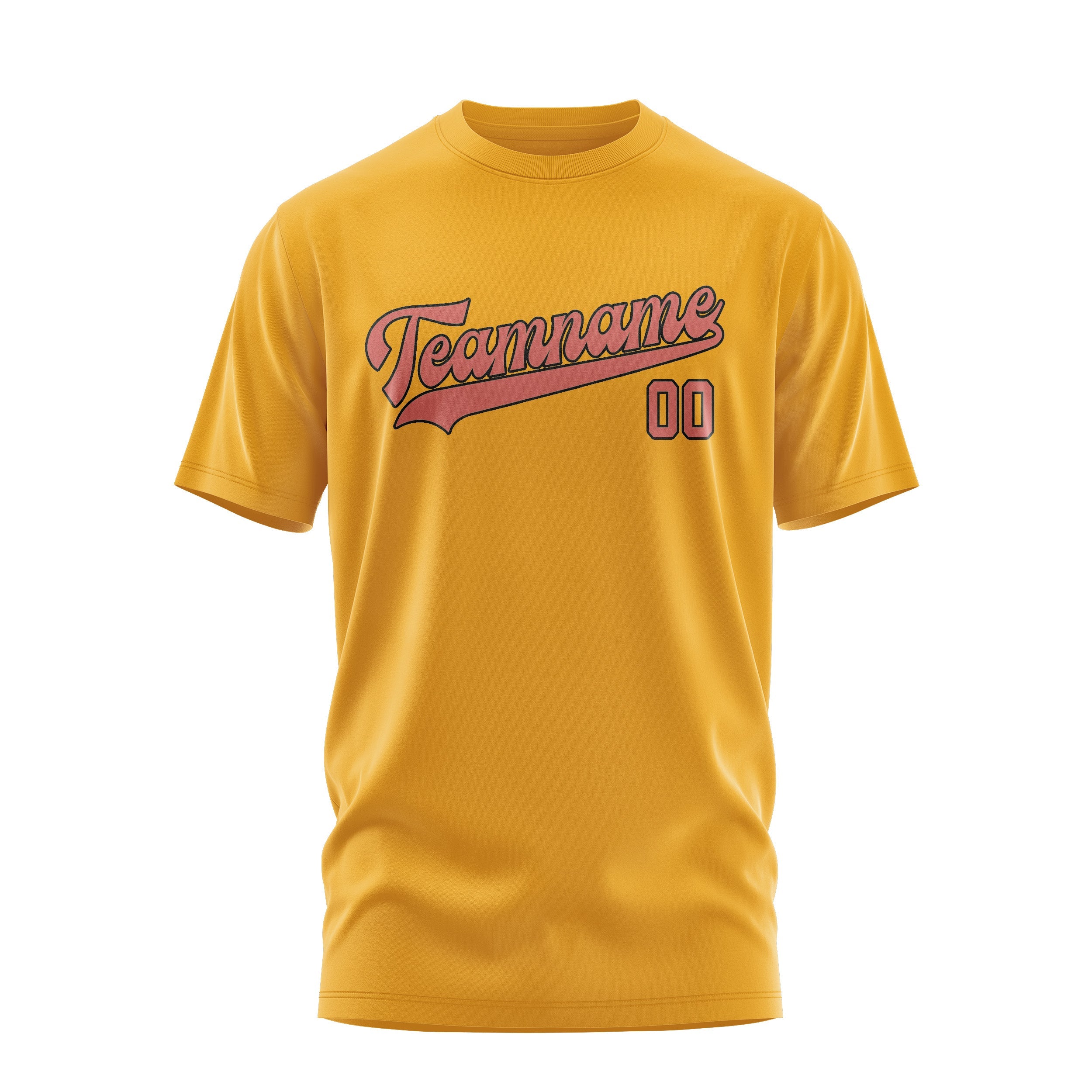 Custom Yellow Copper Rose T-Shirt