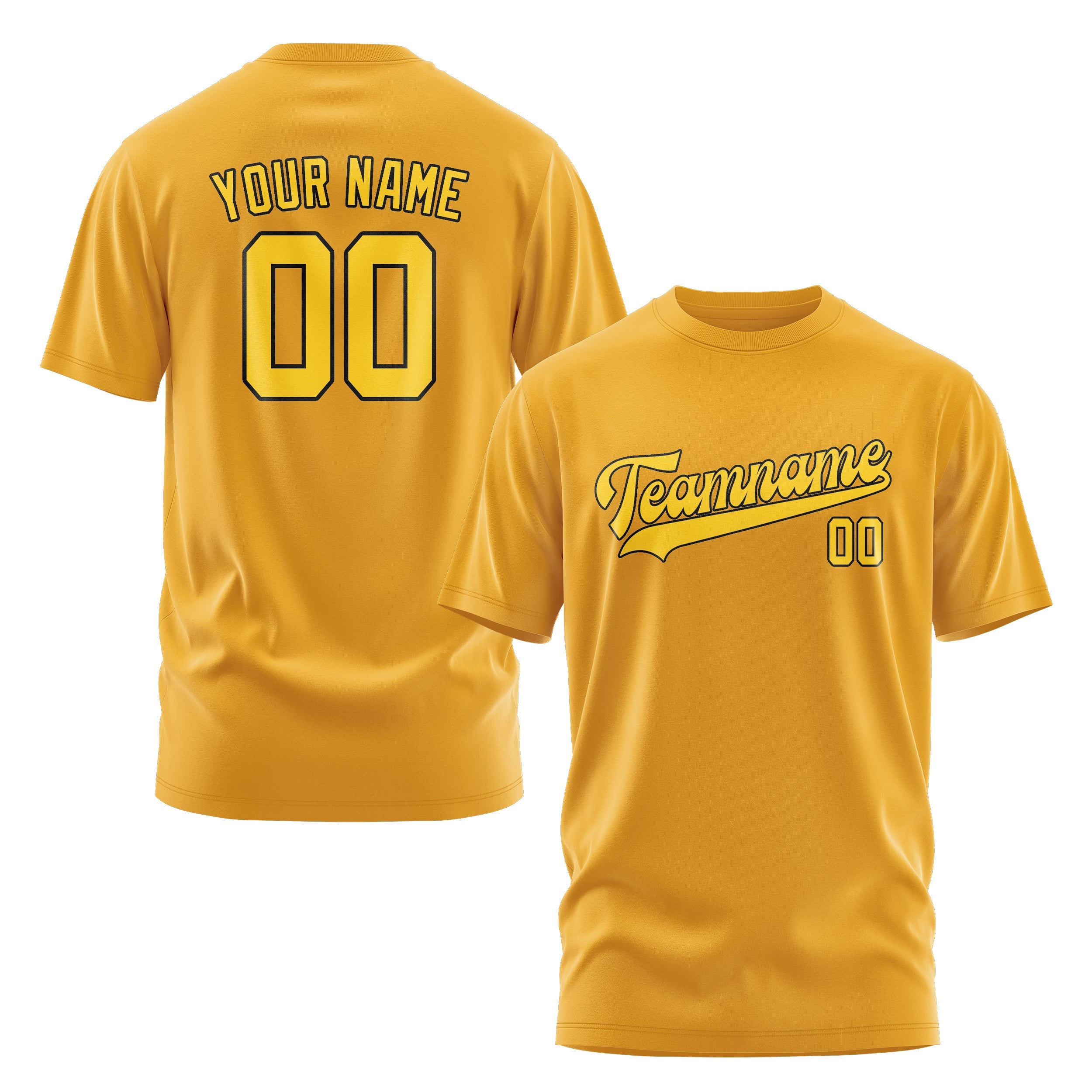 Custom Yellow Gold T-Shirt