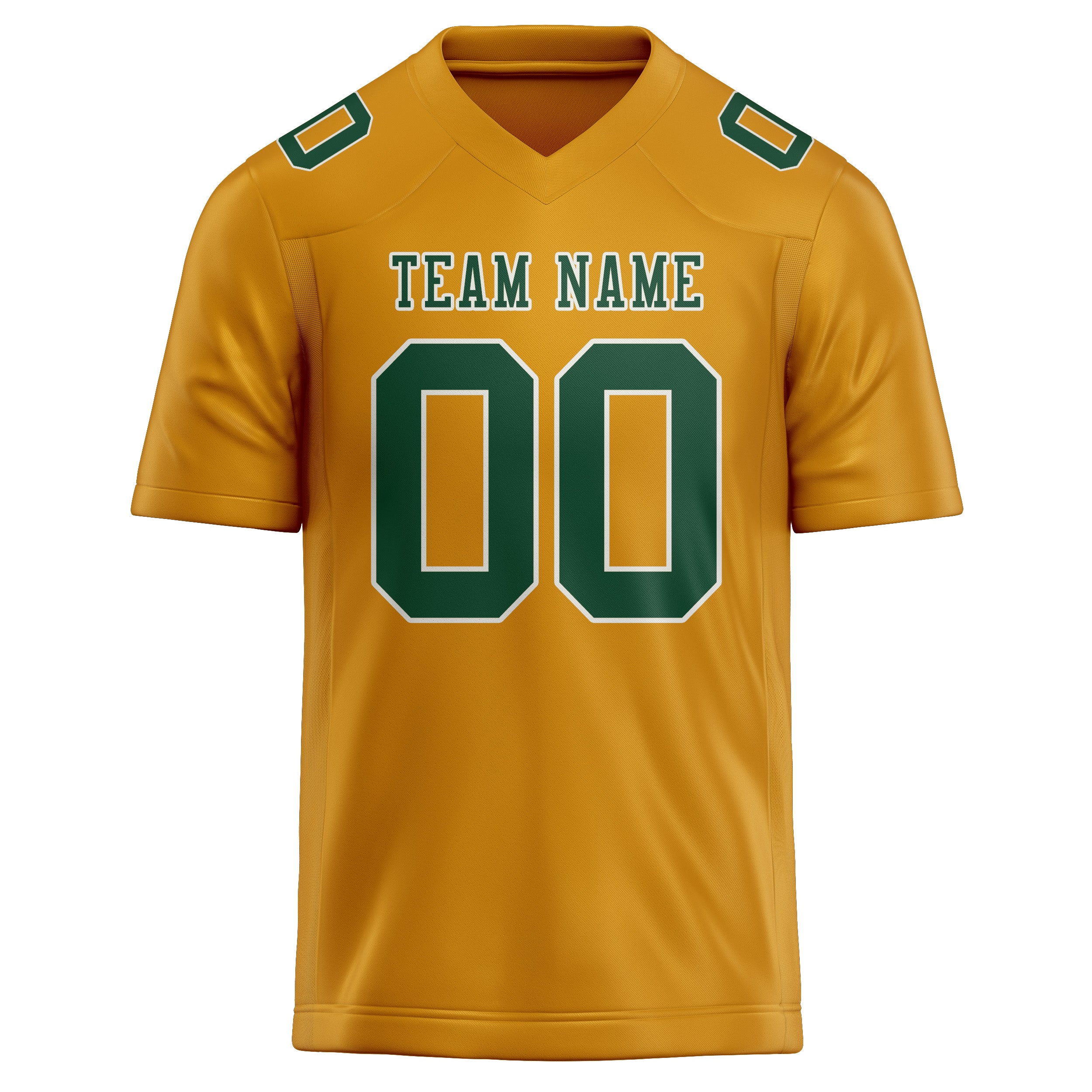 Custom Yellow Green Football Jersey