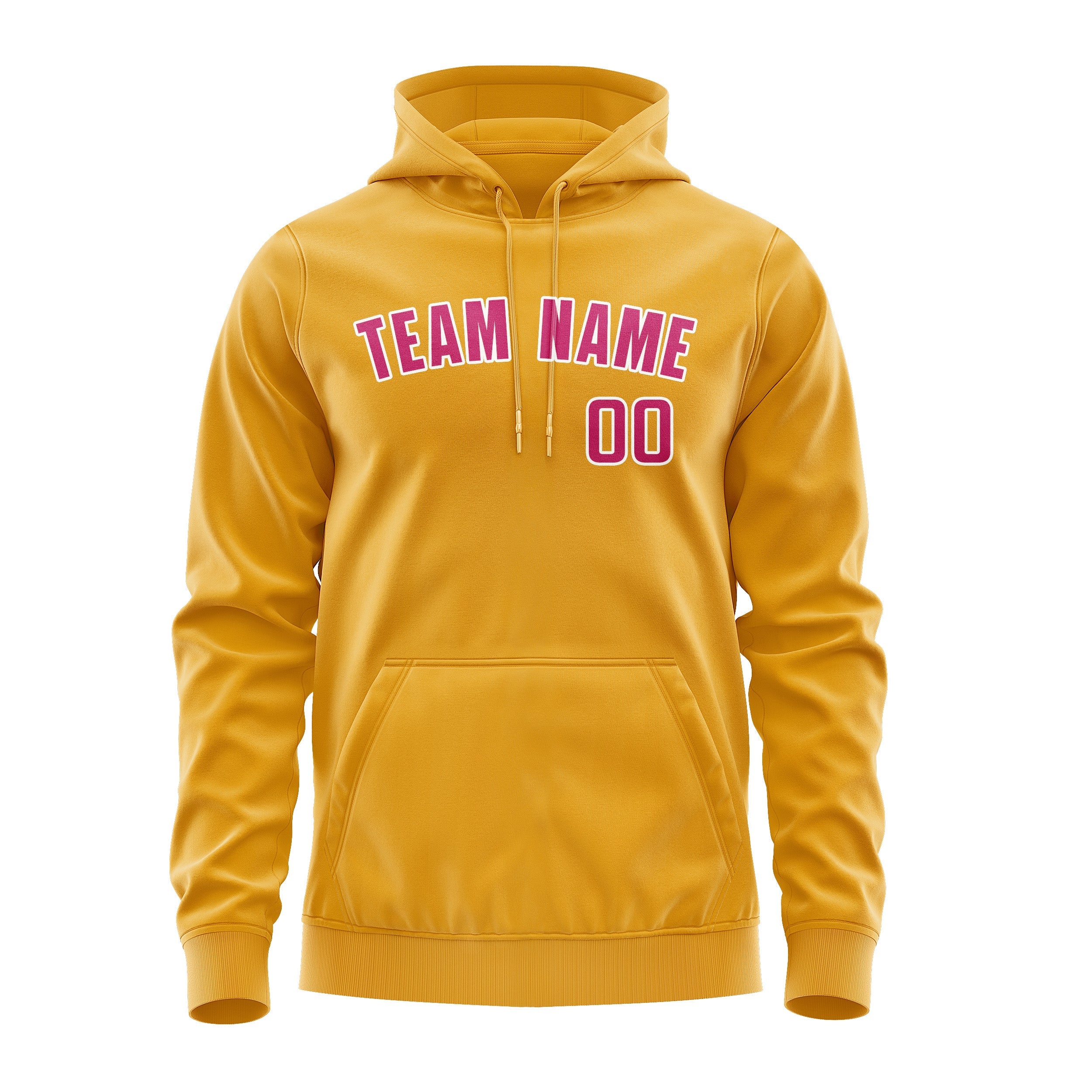 Custom Yellow Pink Hoodie