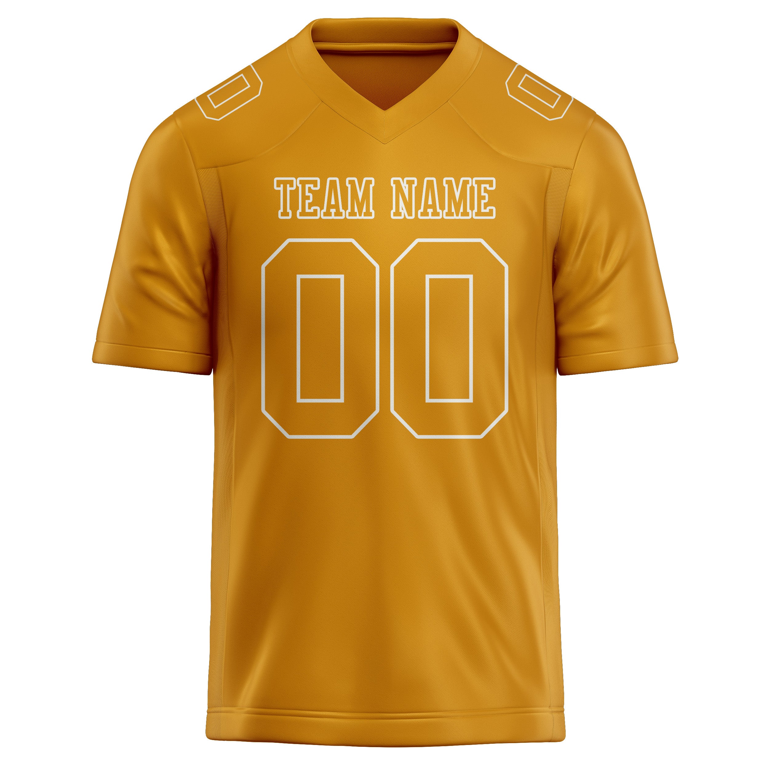 Custom Yellow Yellow Football Jersey