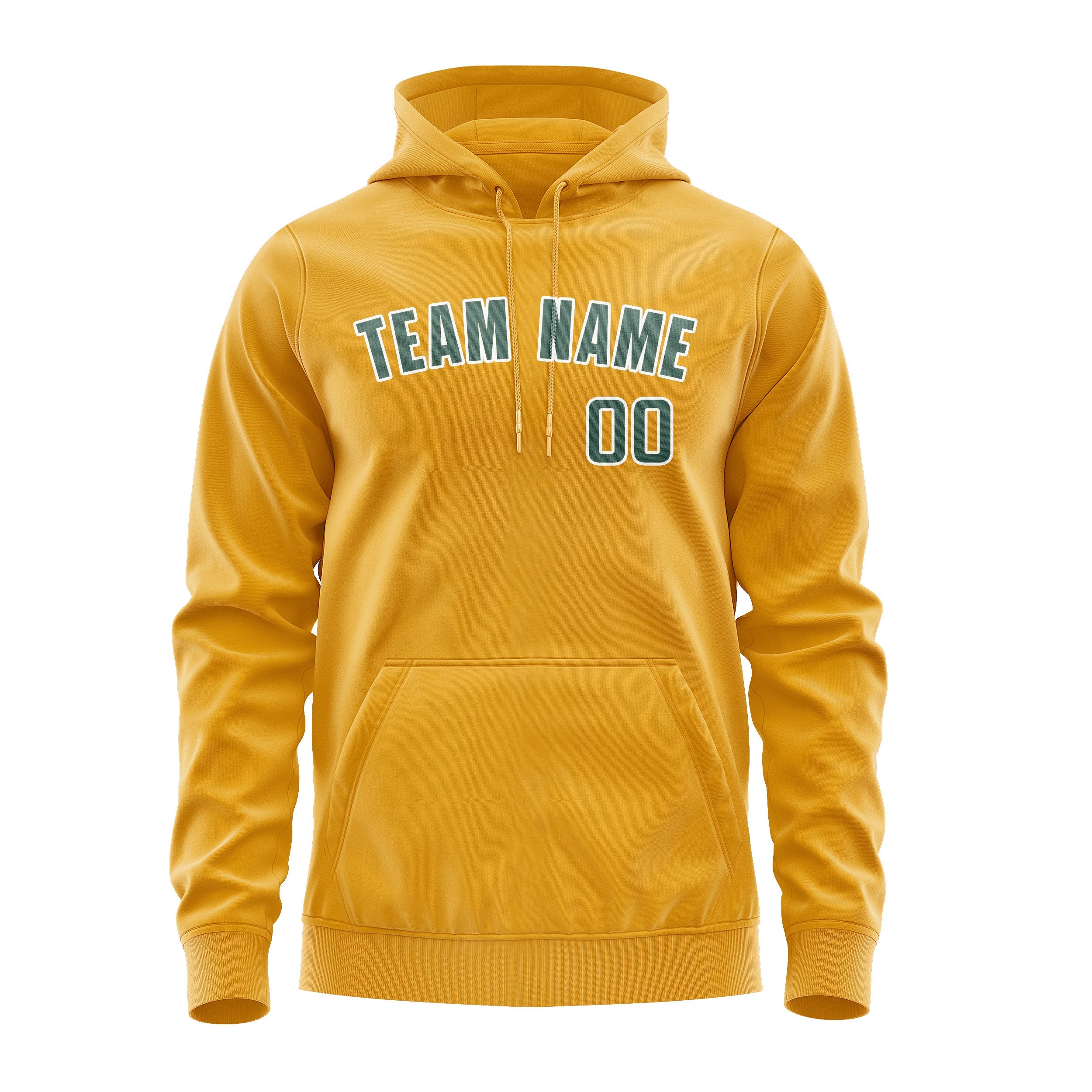 Custom Yellow Blue Green Hoodie