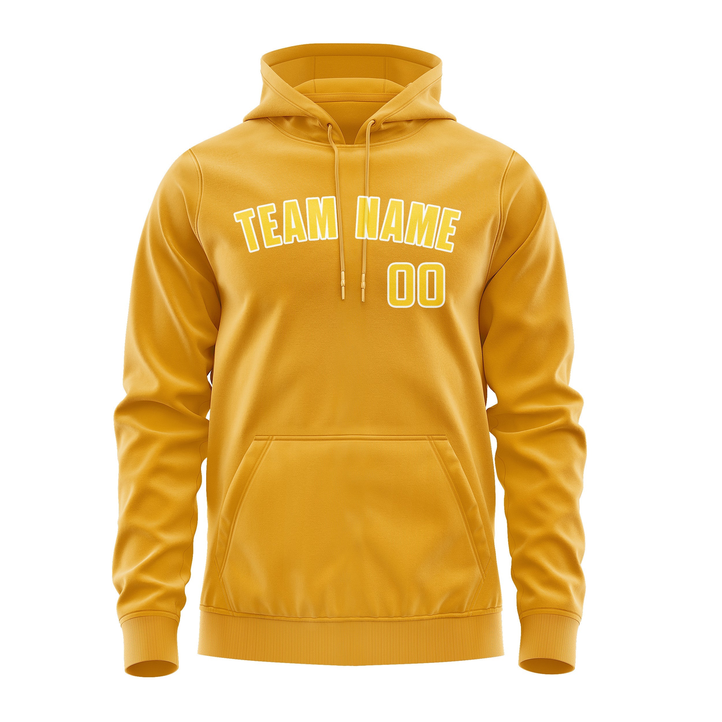 Custom Yellow Gold Hoodie