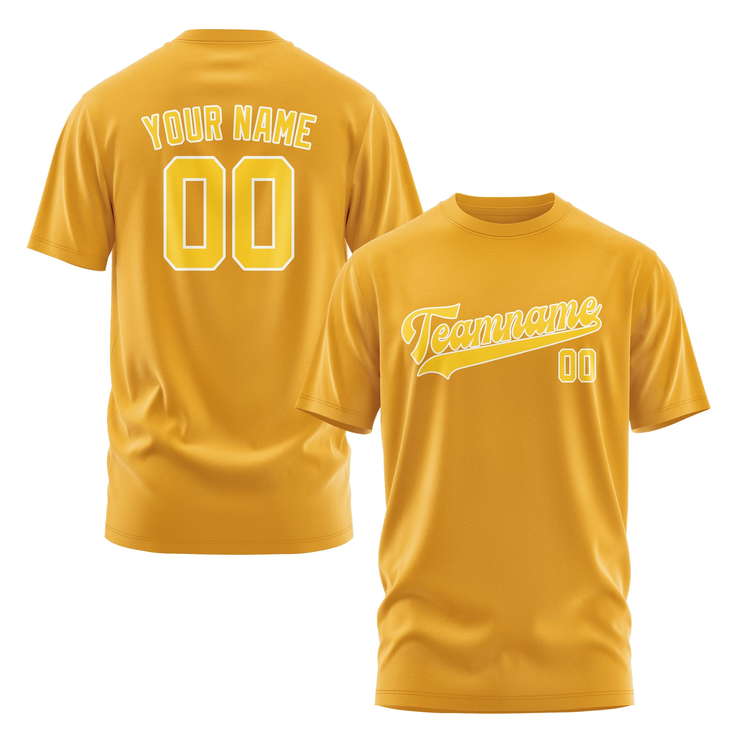 Custom Yellow Gold T-Shirt