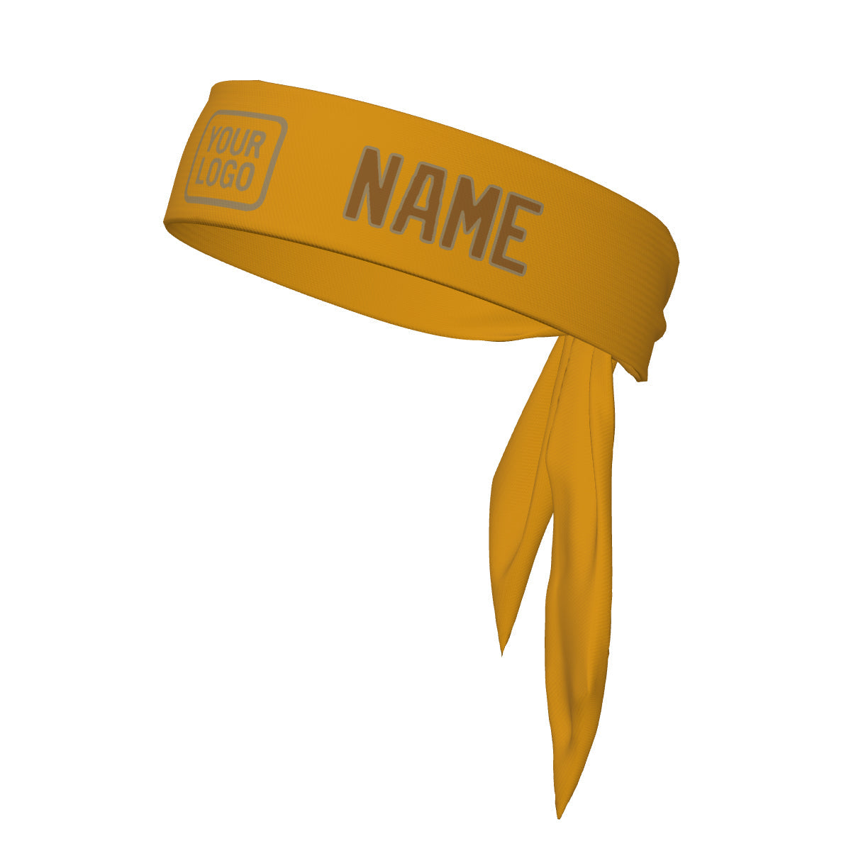 Custom Yellow Khaki Headband