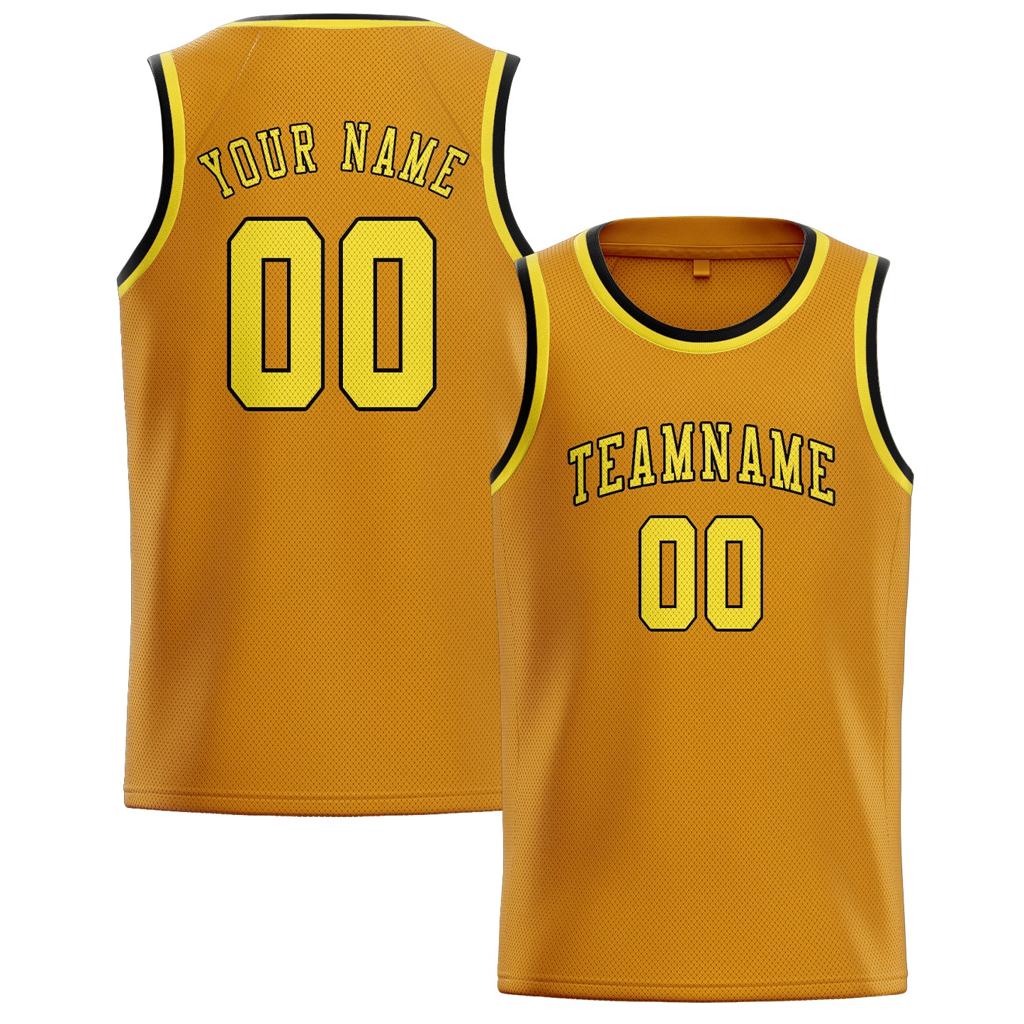 Custom Yellow Light Yellow Basketball Jersey