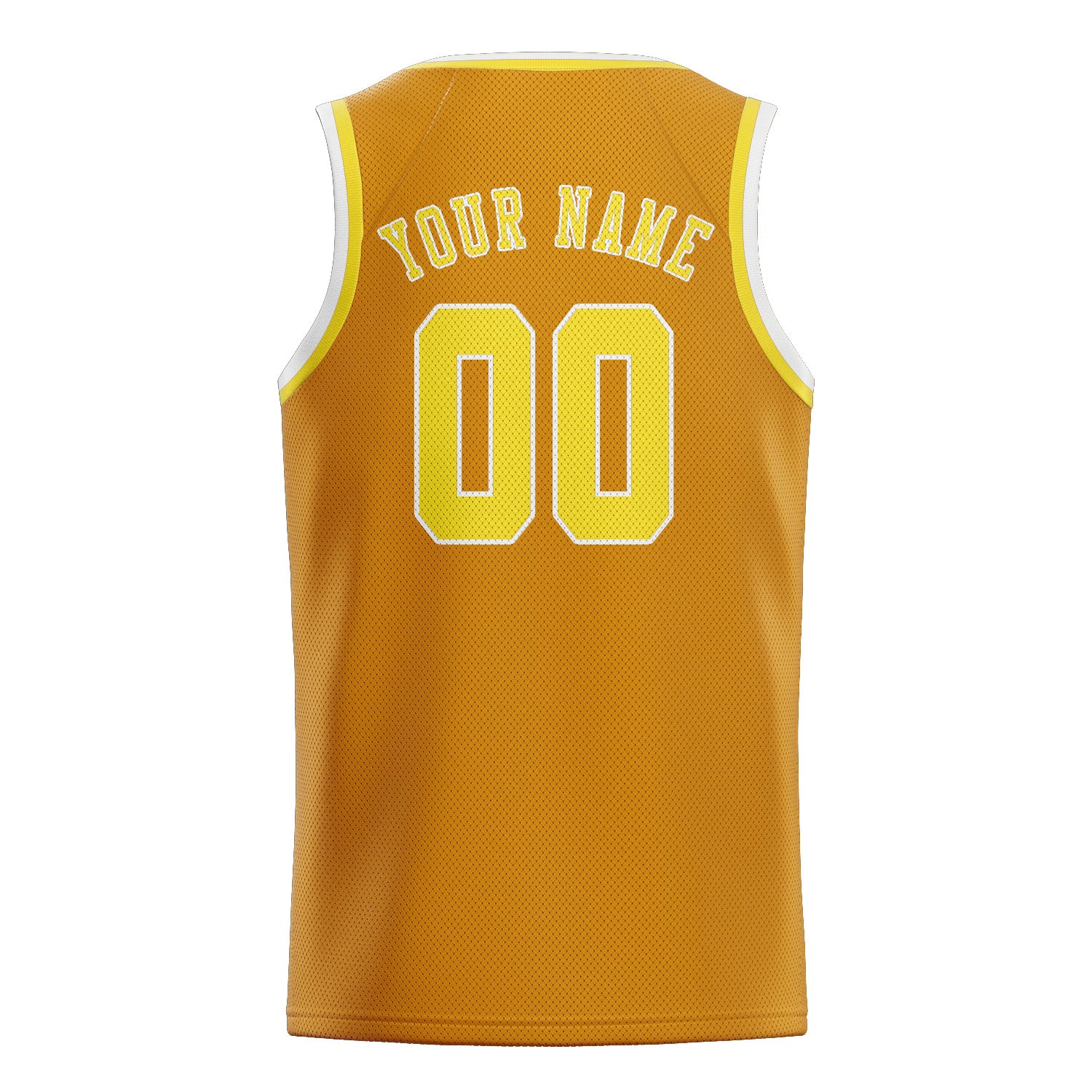 Custom Yellow Light Yellow Basketball Jersey