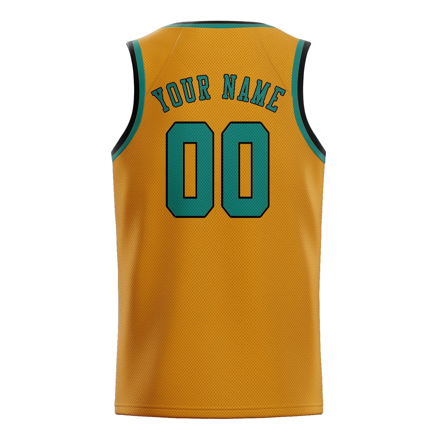 Custom Yellow Blue Green Basketball Jersey