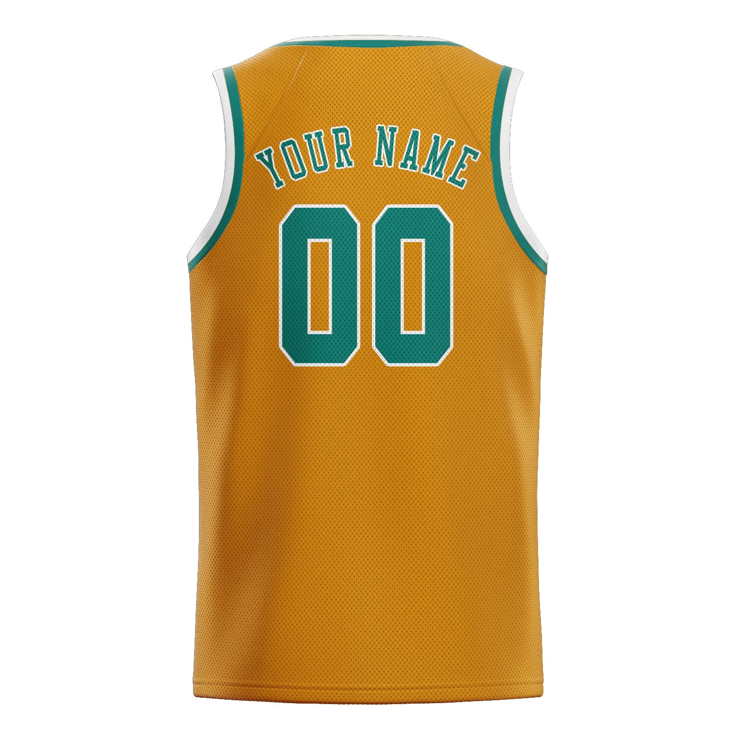 Custom Yellow Blue Green Basketball Jersey