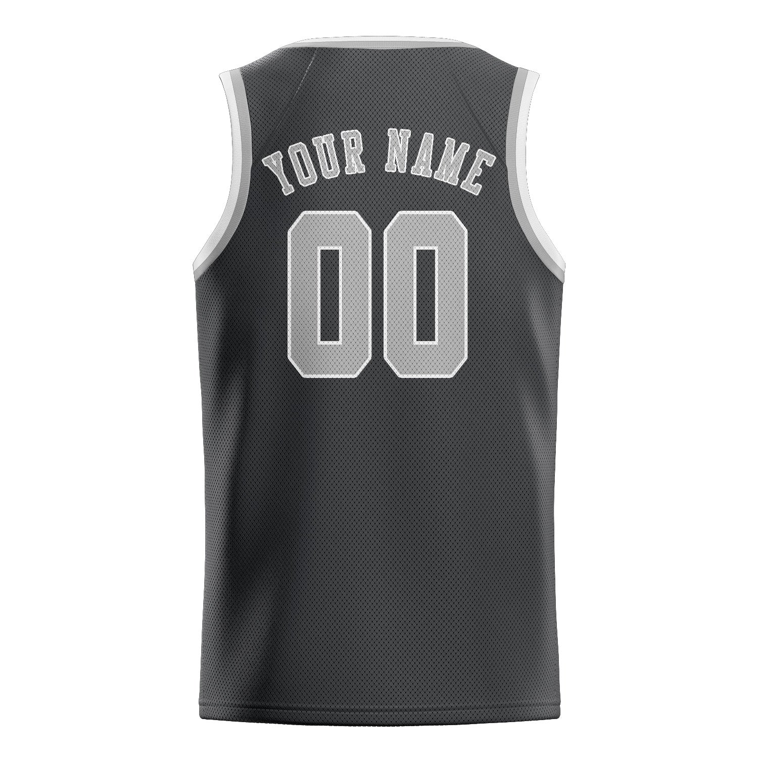 Custom Dark Grey Gray Basketball Jersey