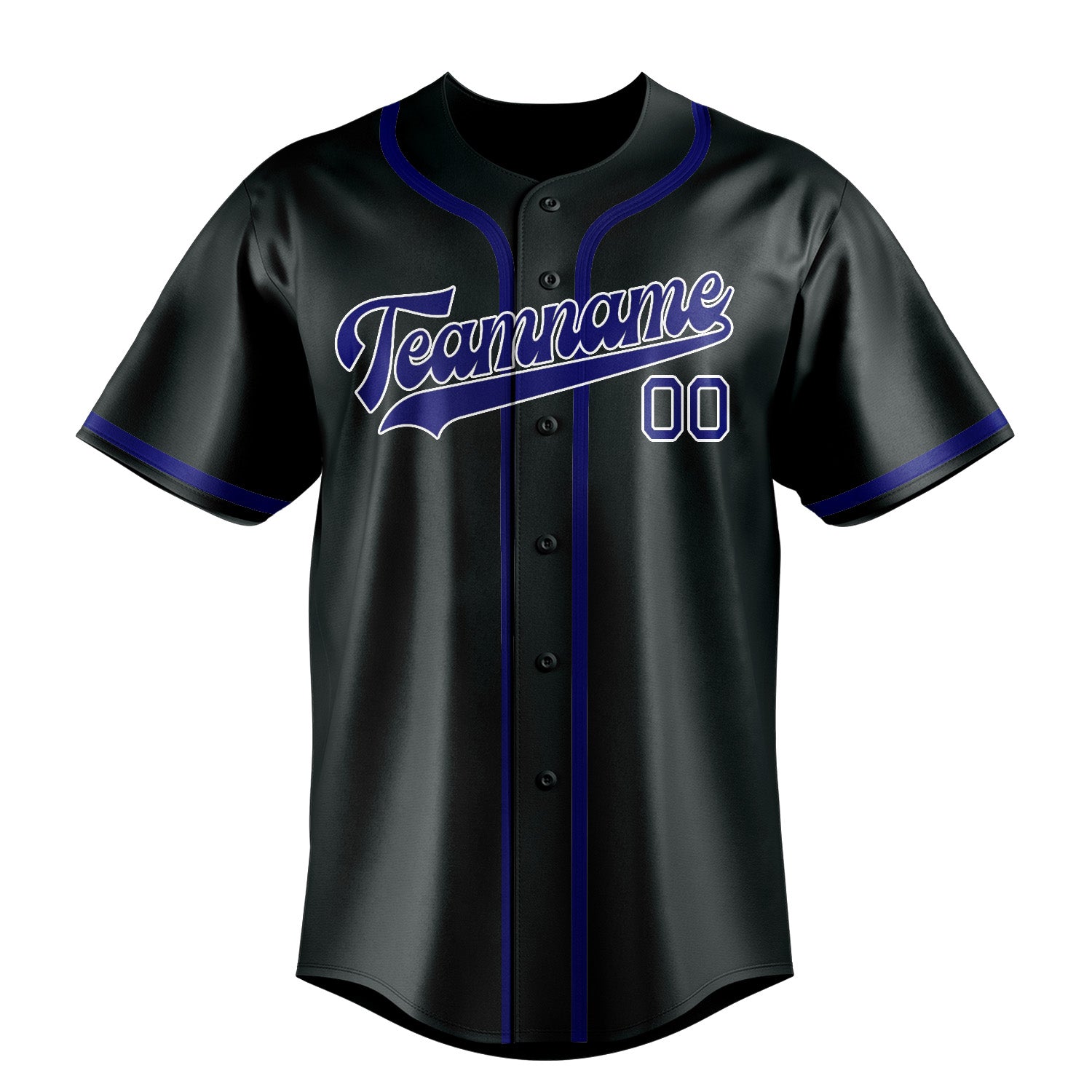 Custom Dark Grey Sky Blue Baseball Jersey