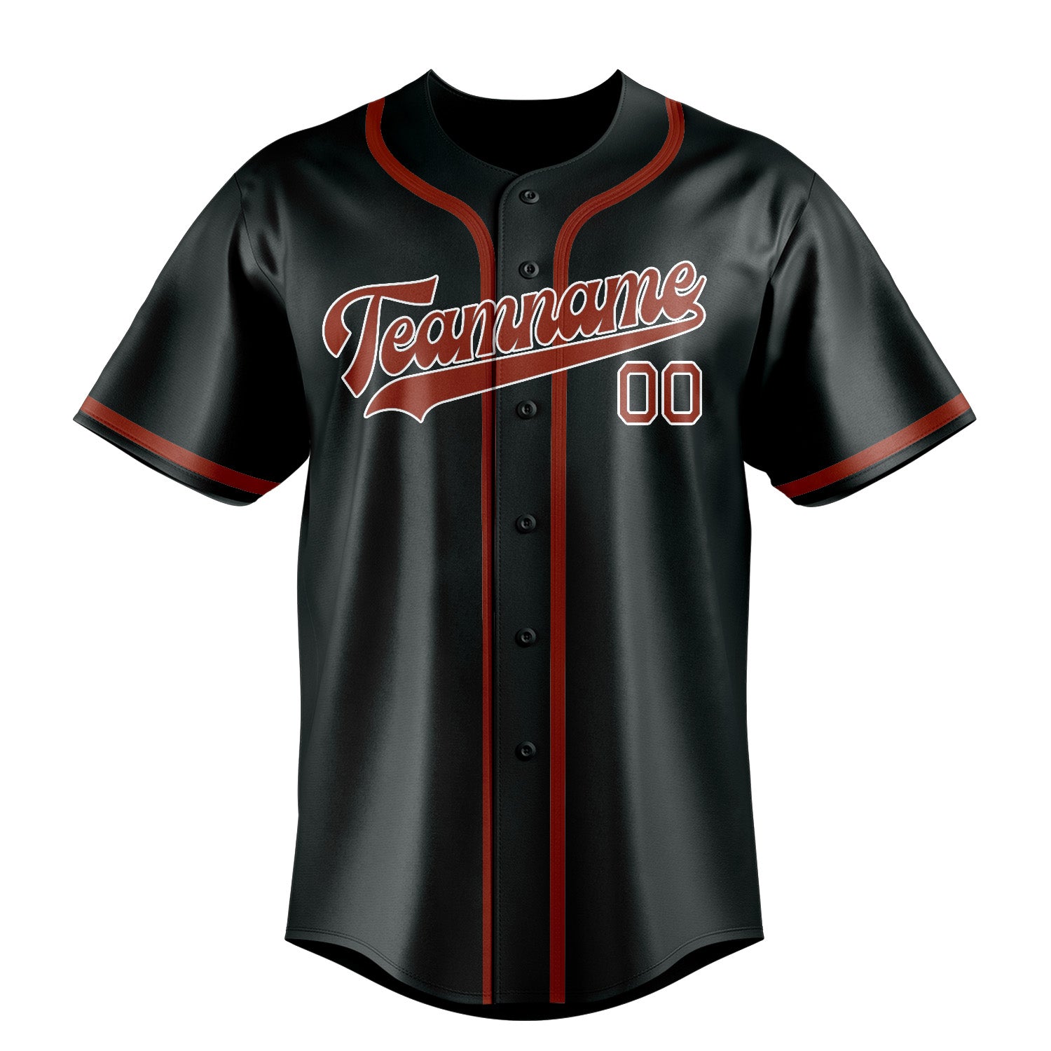 Custom Dark Grey Coral Red Baseball Jersey