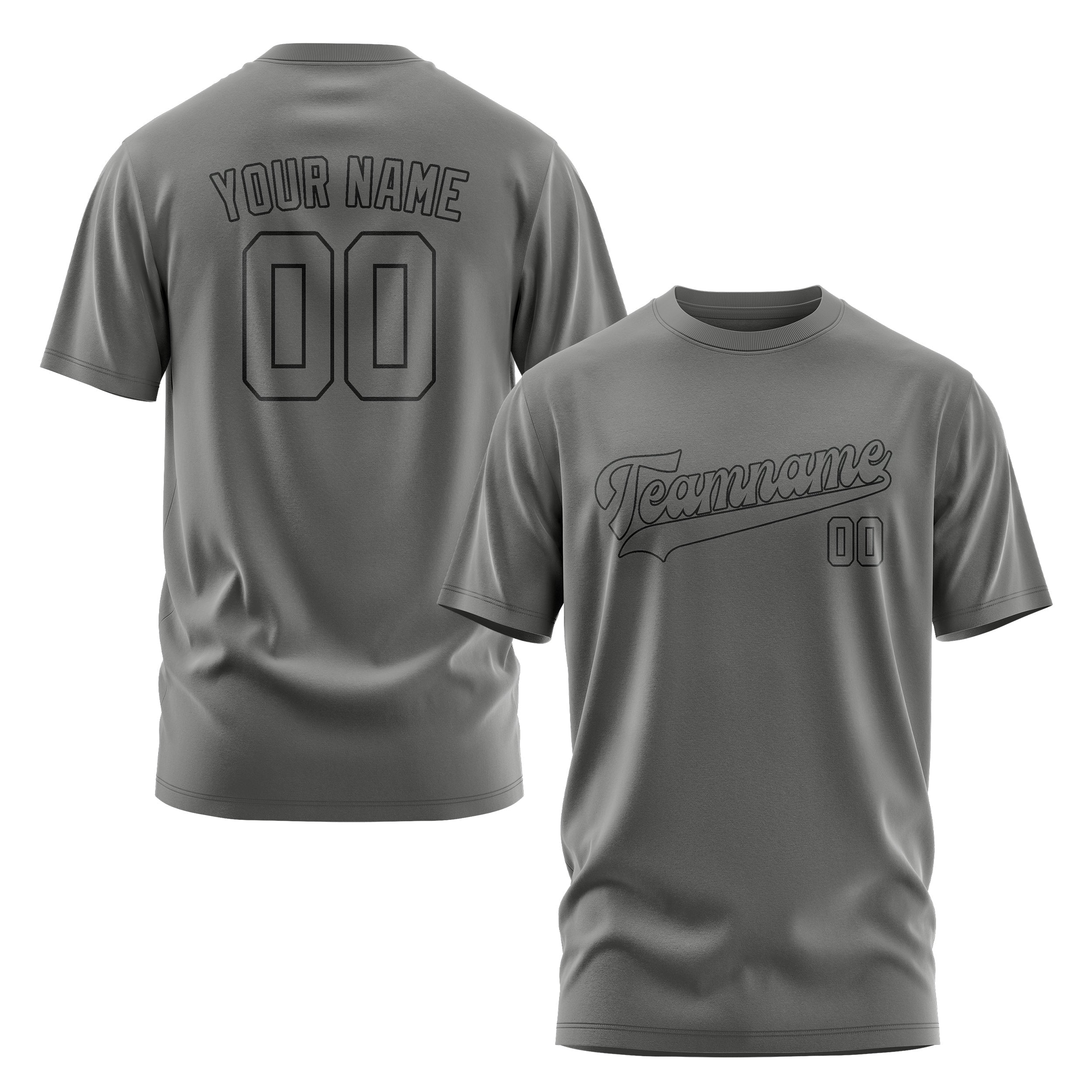 Custom Dark Grey Dark Grey T-Shirt