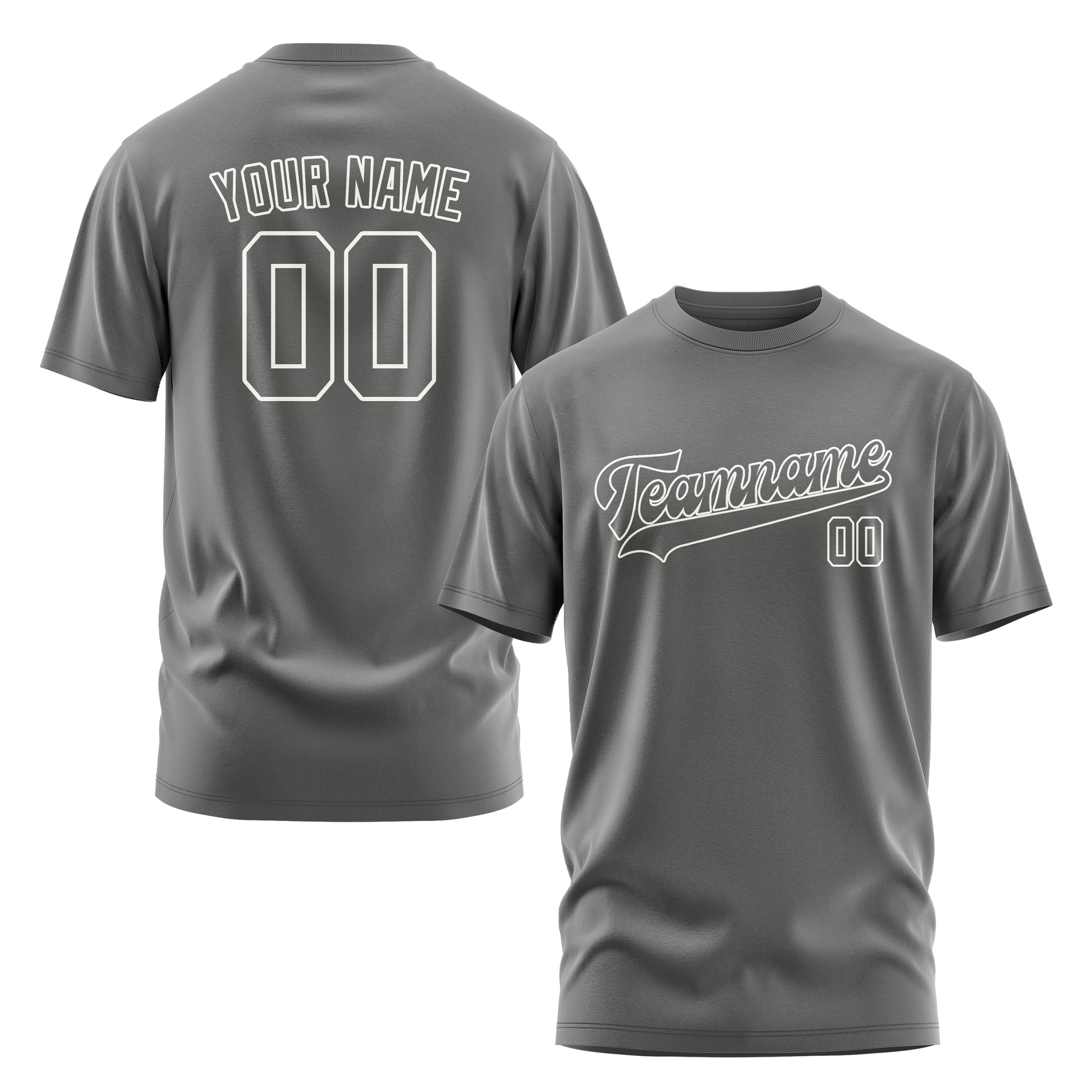 Custom Dark Grey Dark Grey T-Shirt